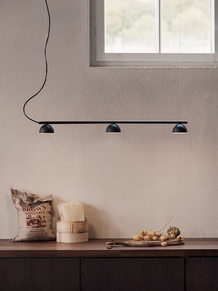 Blush rail 3 Pendant lamp Pendant lamp Northern