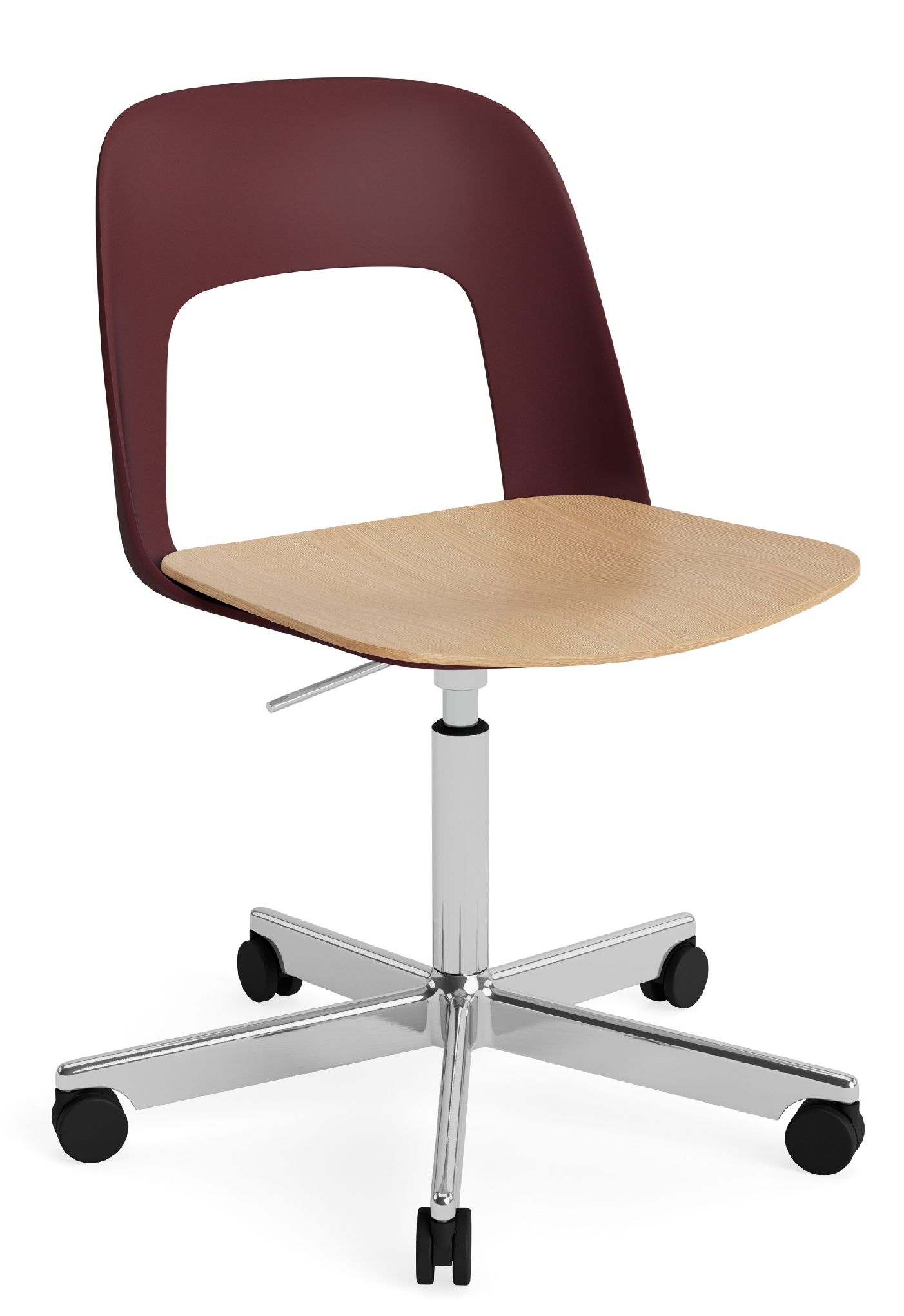 Layout Side Chair 142 5-star swivel base chair Hay  