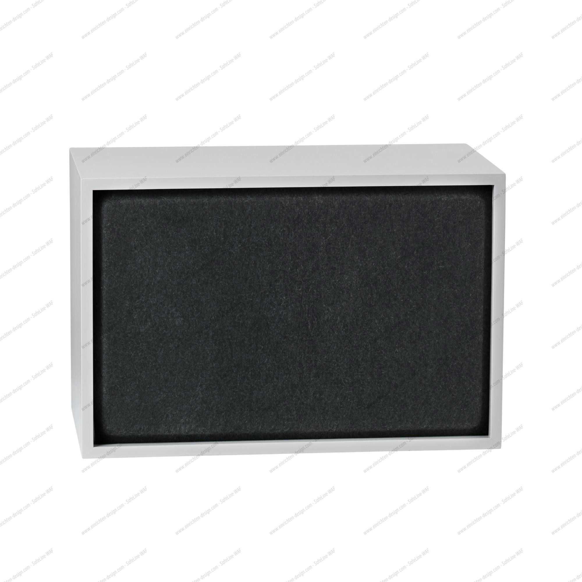 Acoustic Panel für Stacked Regalsystem groß Muuto-Schwarz melange