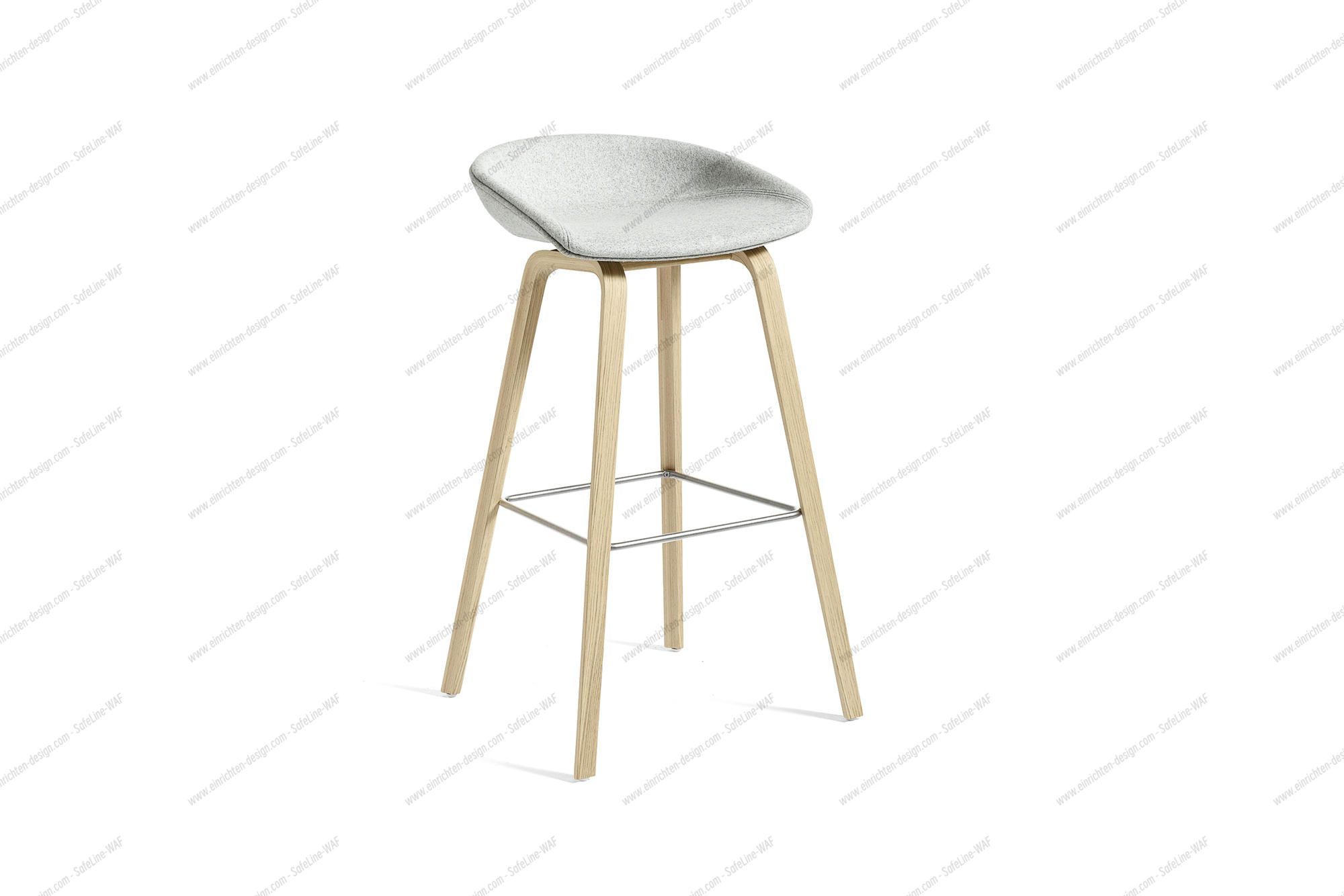 About a Stool AAS 33 / AAS33 Bar stool with full upholstery Hay