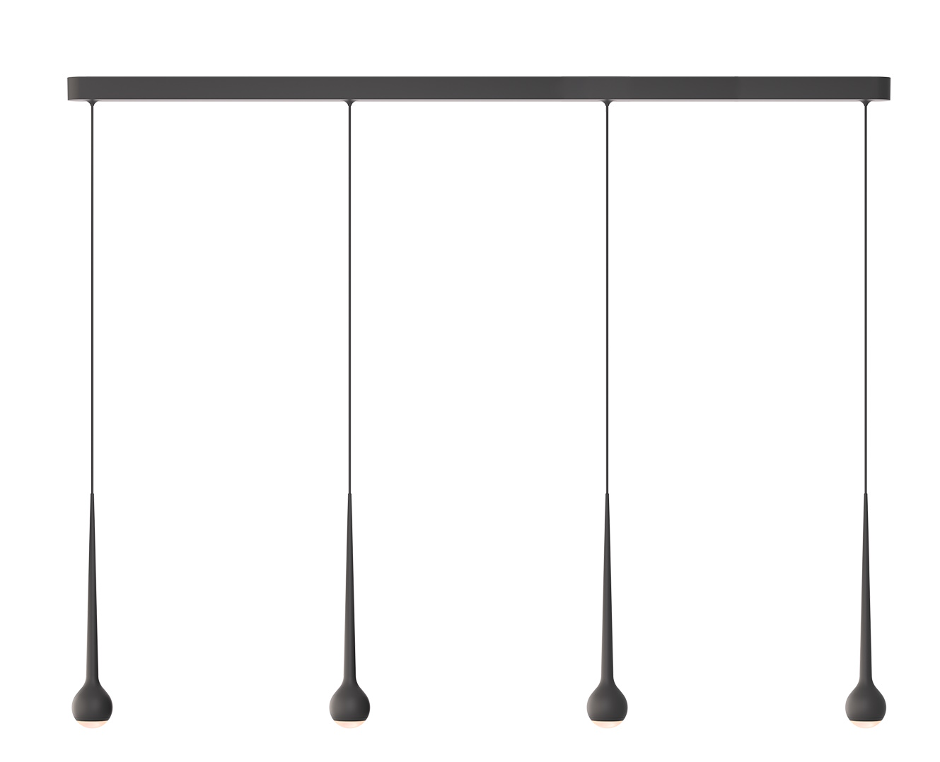 Falling Sun Trace pendant light Grau