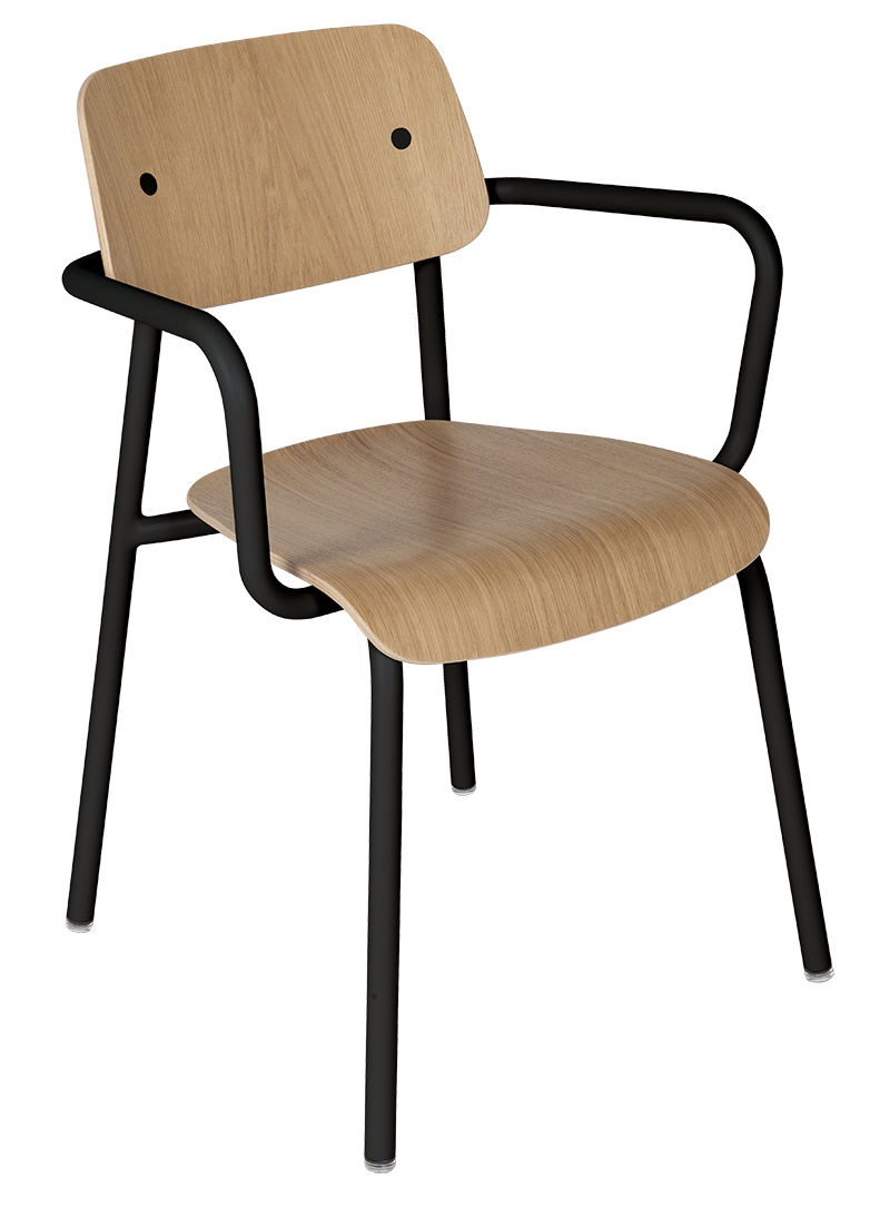 Study Bridge oak armchair Outdoor Fermob