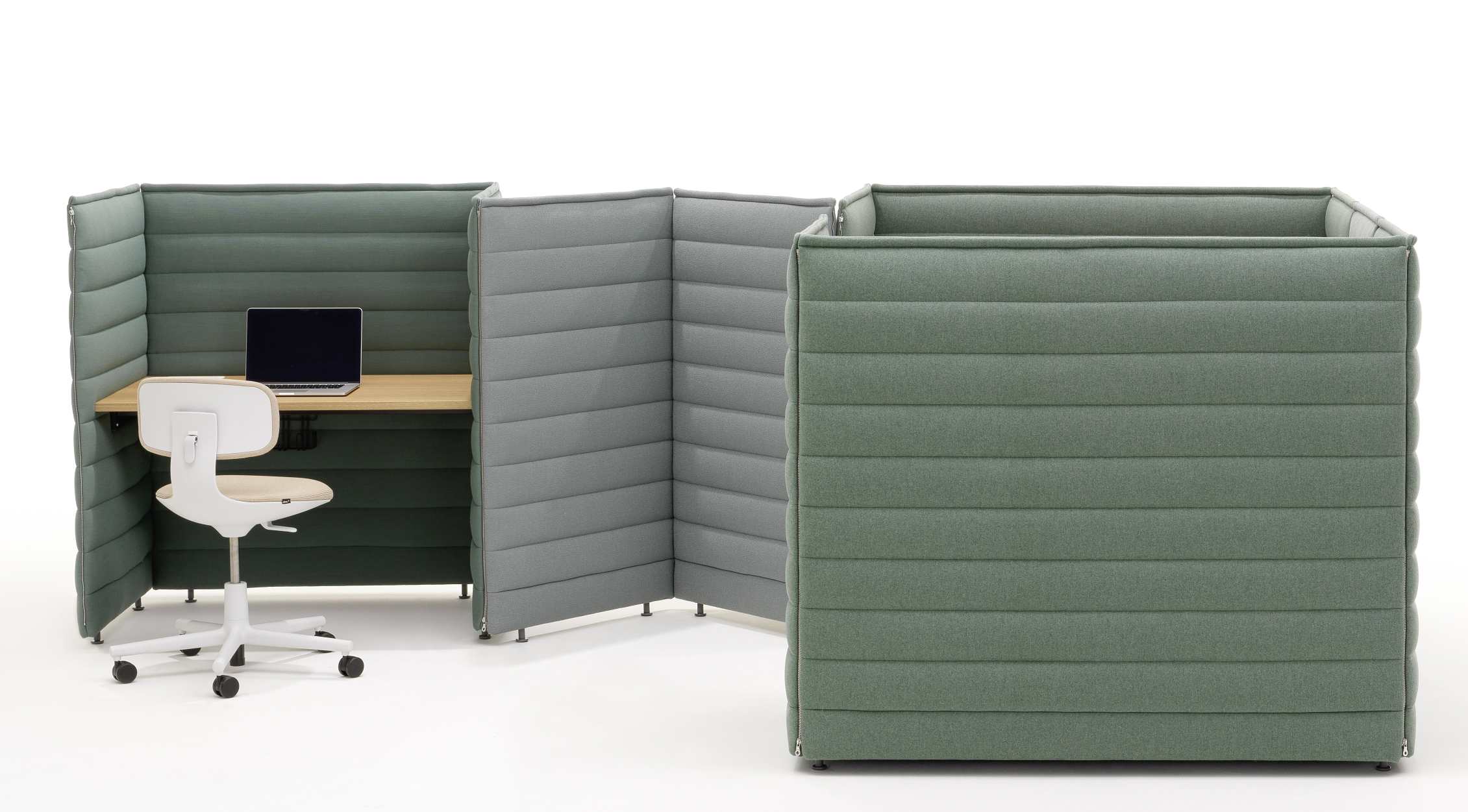 Alcove Plus Desk Small Desk Vitra