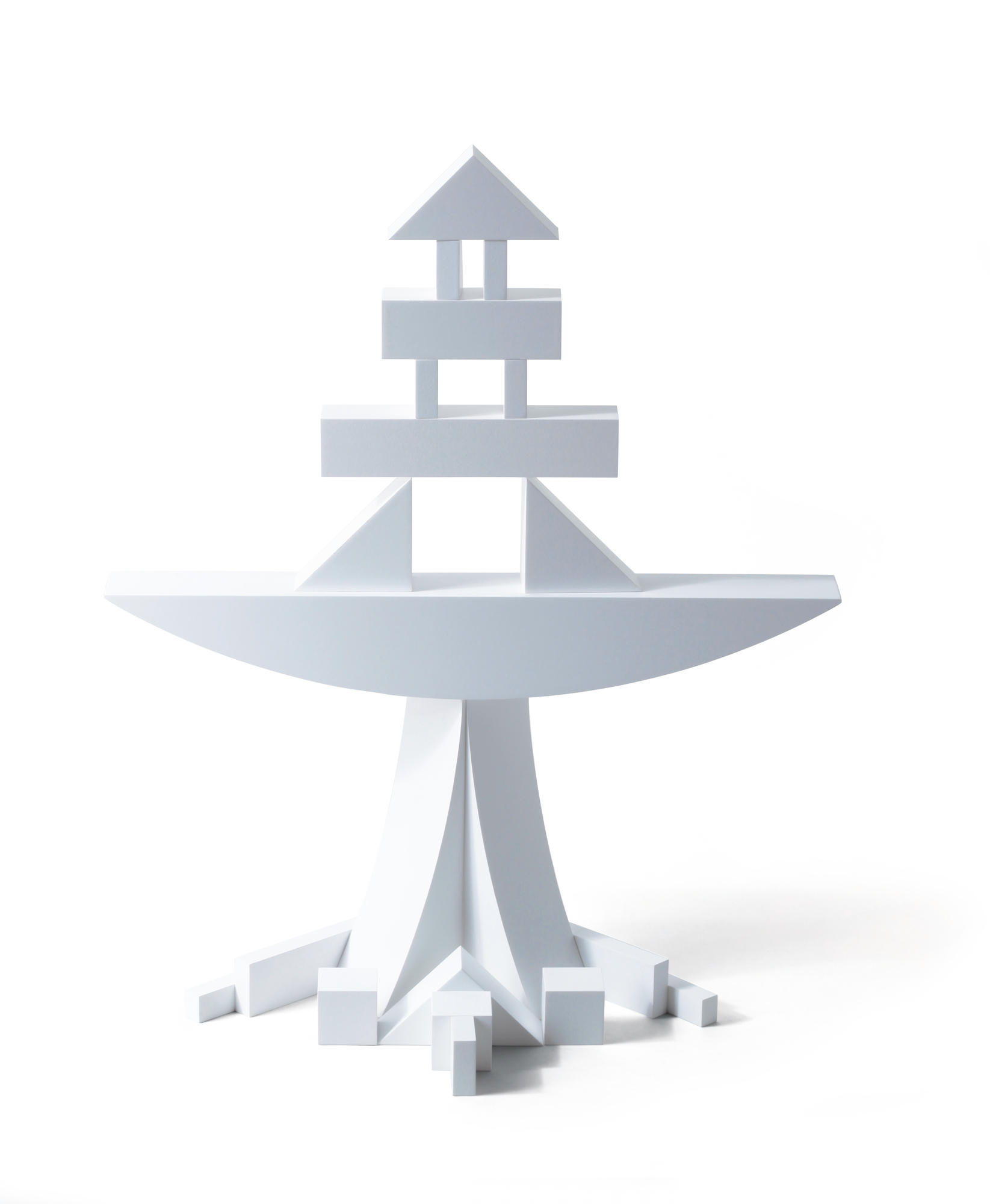 Bauhaus building game white Naef Spiele AG SINGLE PIECES