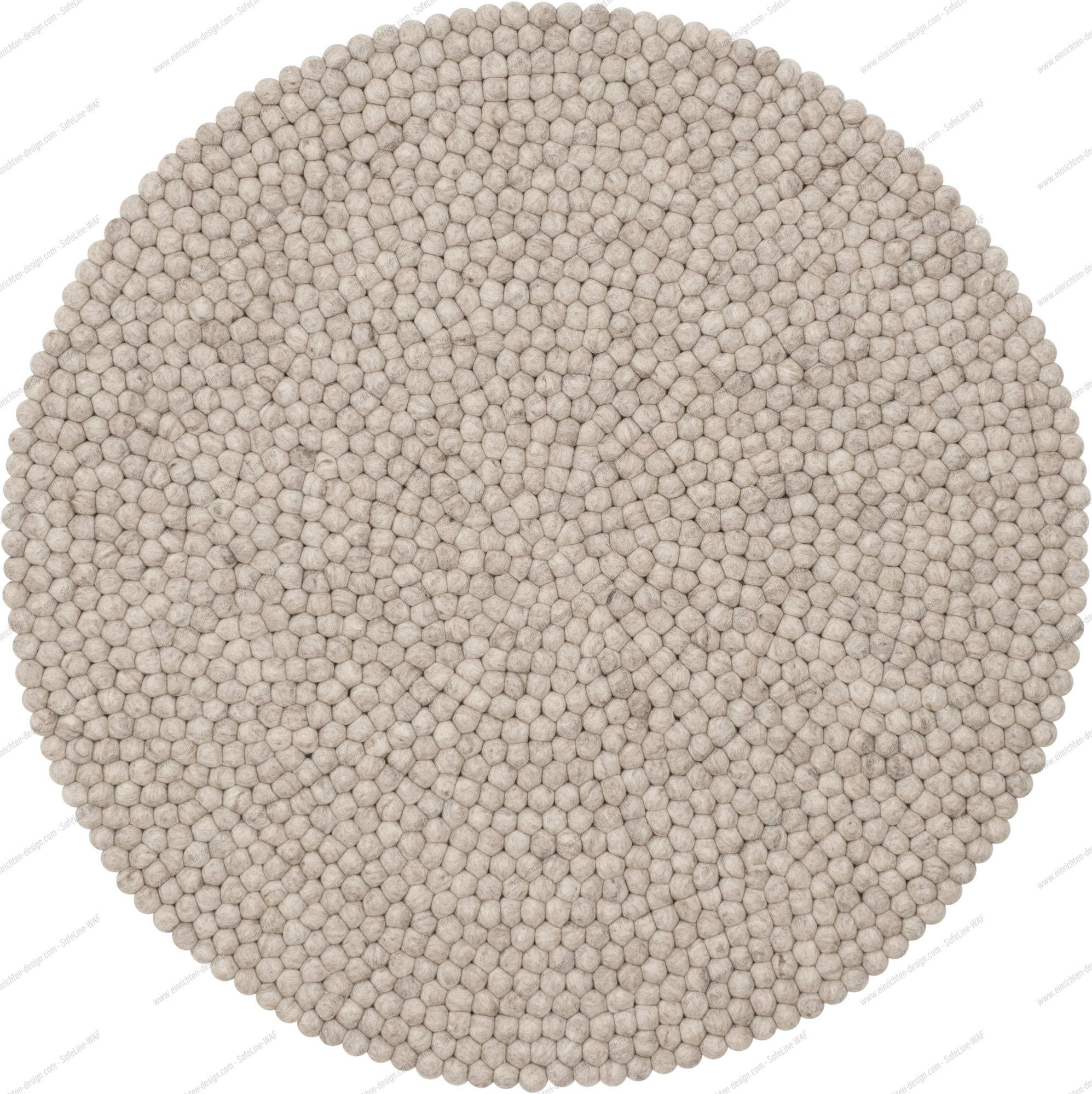 Felt ball Carpet round 140 cm myfelt Bela