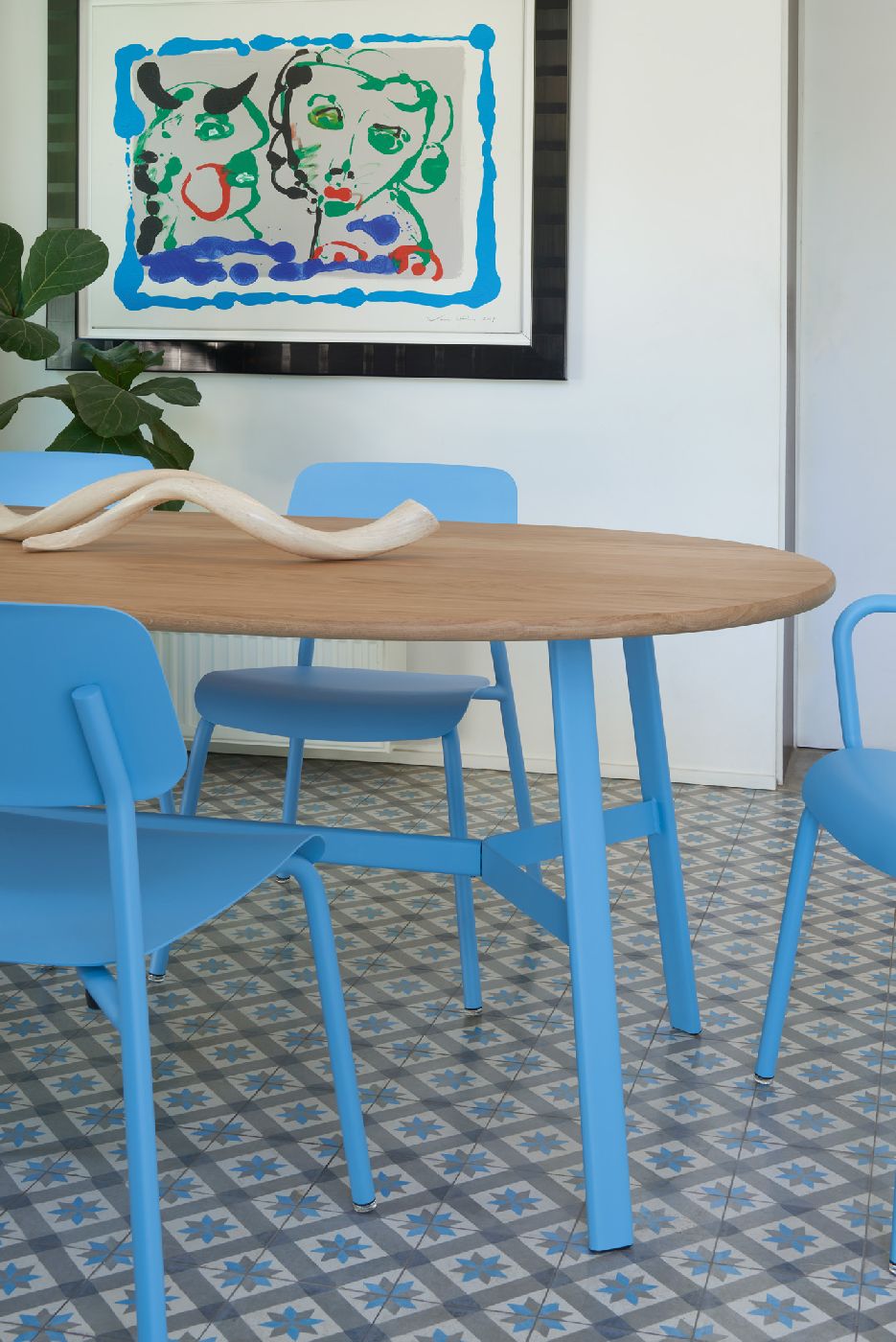 SO'O oak dining table 220 × 95 cm (oval) Indoor Fermob