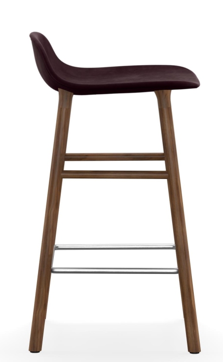Form Barstool  H 65 cm Oak Upholstered Normann Copenhagen