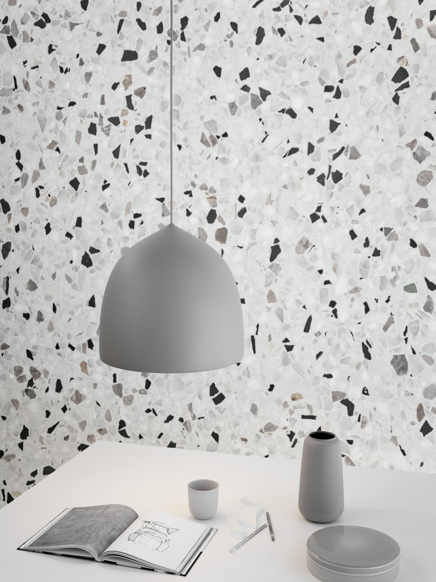 Suspence P1 Pendant Lamp Fritz Hansen White