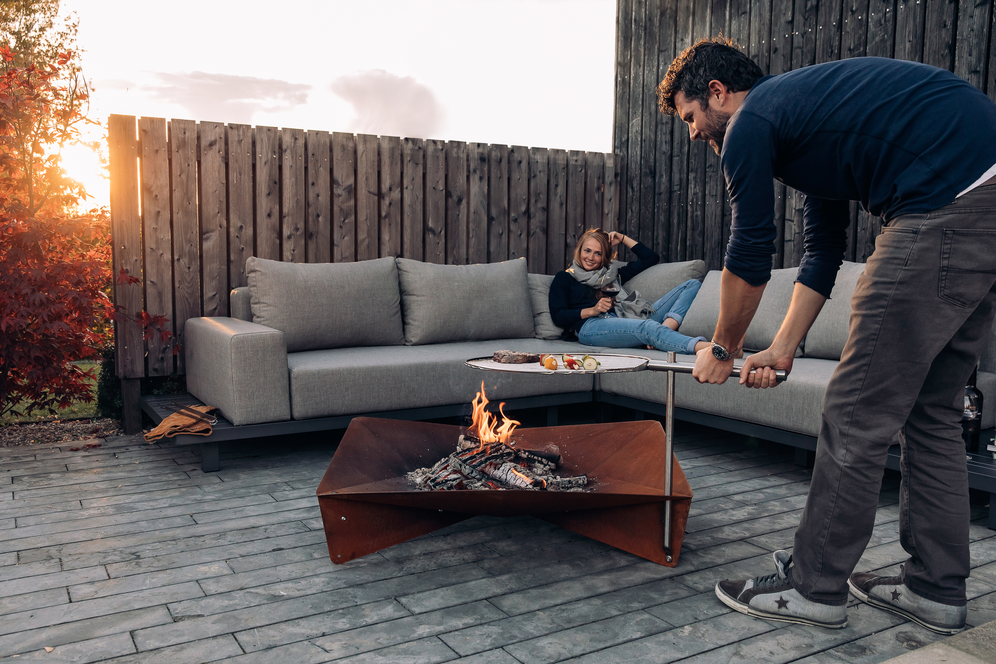 Triple Fire Bowl höfats SINGLE PIECES