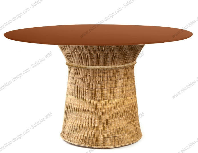  Caribe Natural Dining Table Outdoor ames