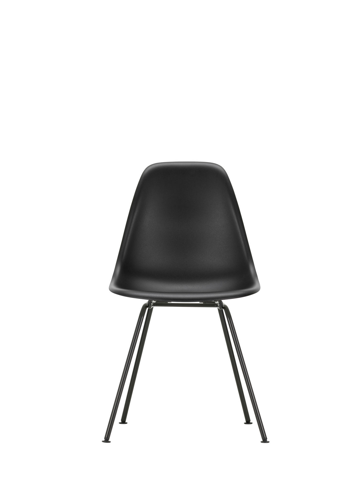Eames Plastic Side Chair DSX Chair Vitra Chrome - White