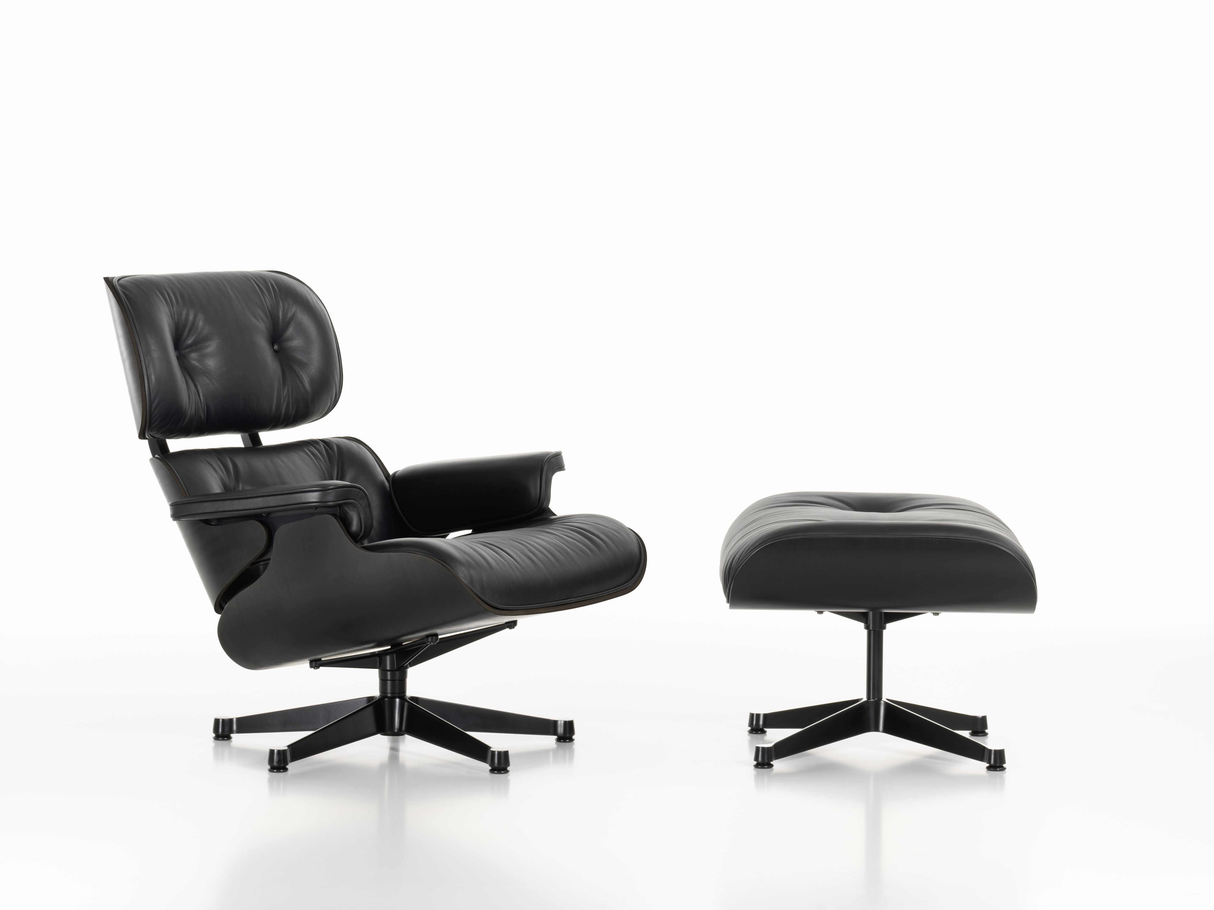 Eames Lounge Chair & Ottoman BLACK Vitra