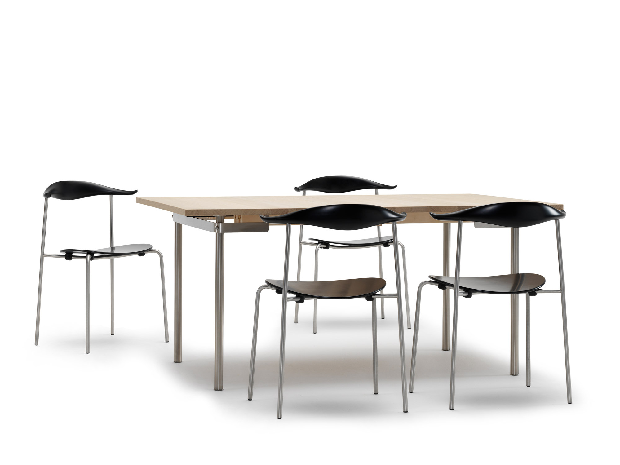CH88T chair stainless steel frame Carl Hansen & Søn