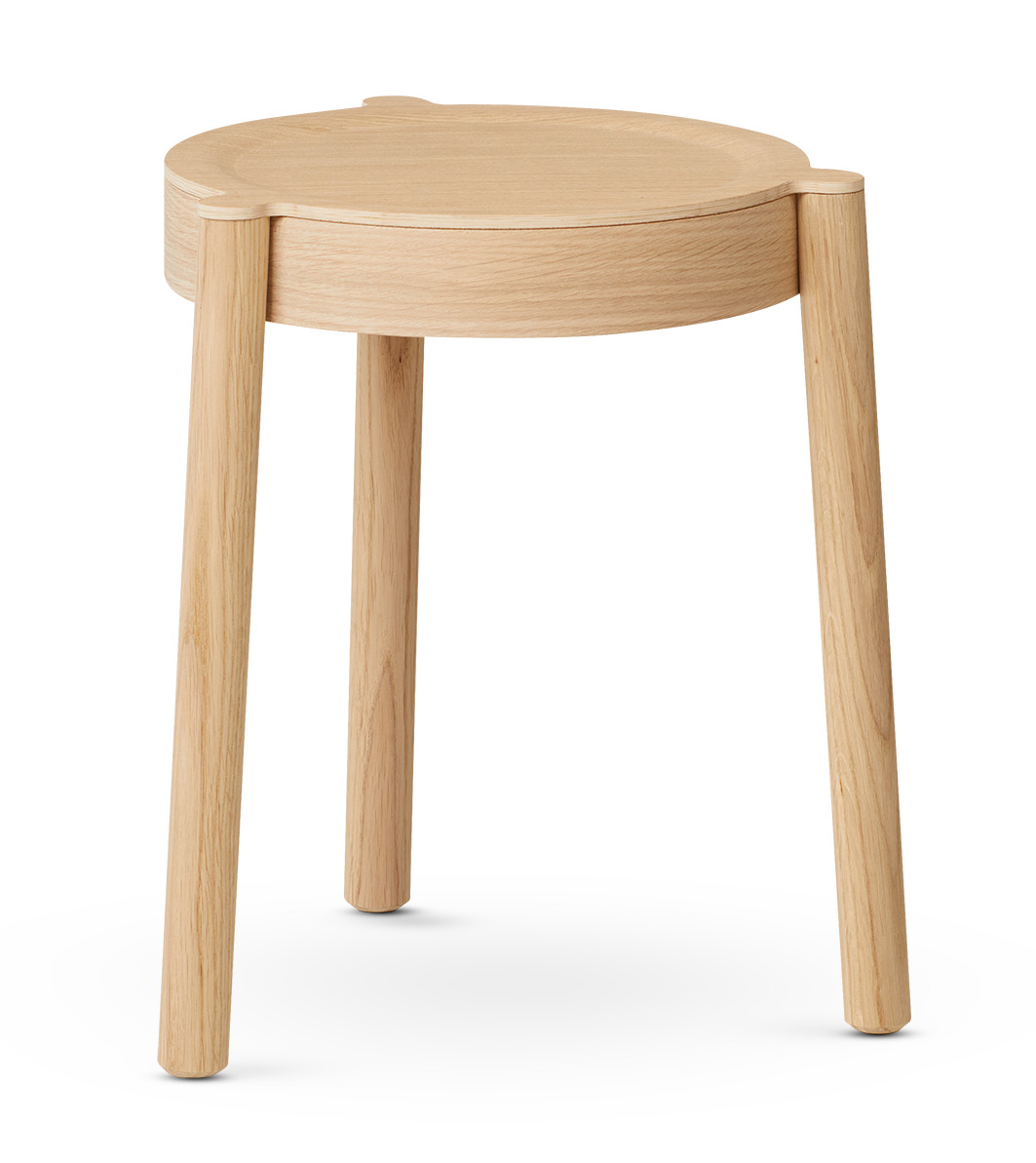 Pal Stackable Stool Oak Smoked Northern
