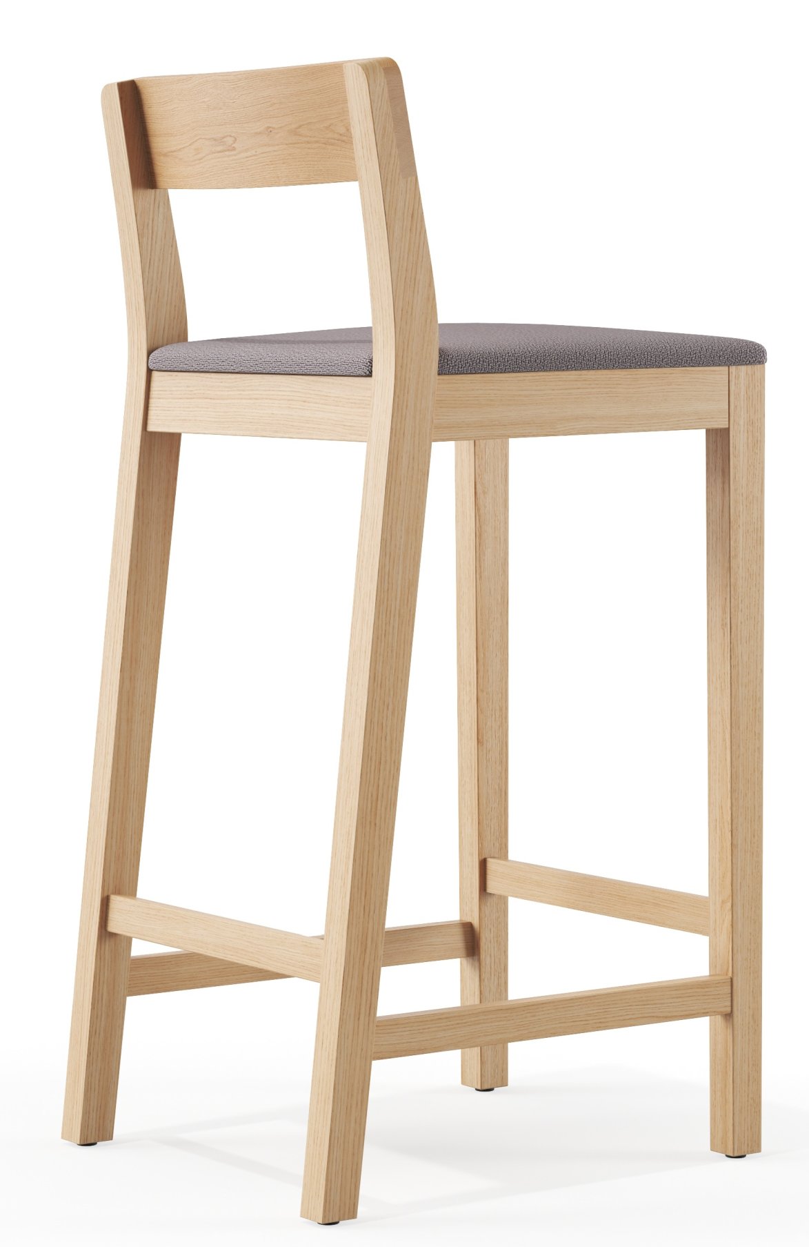 Sit Wood Bar Stool with Seat Cushion Zeitraum Sit Wood Bar Stool with Seat Cushion Zeitraum