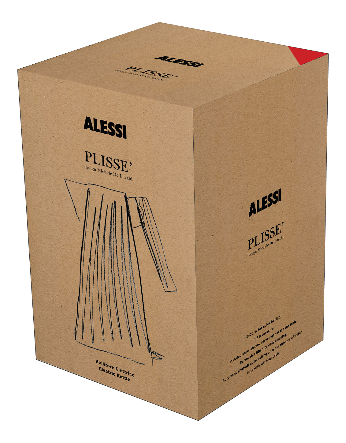 MDL06 Plissé Water Boiler Alessi MDL06 Plissé Water Boiler Alessi