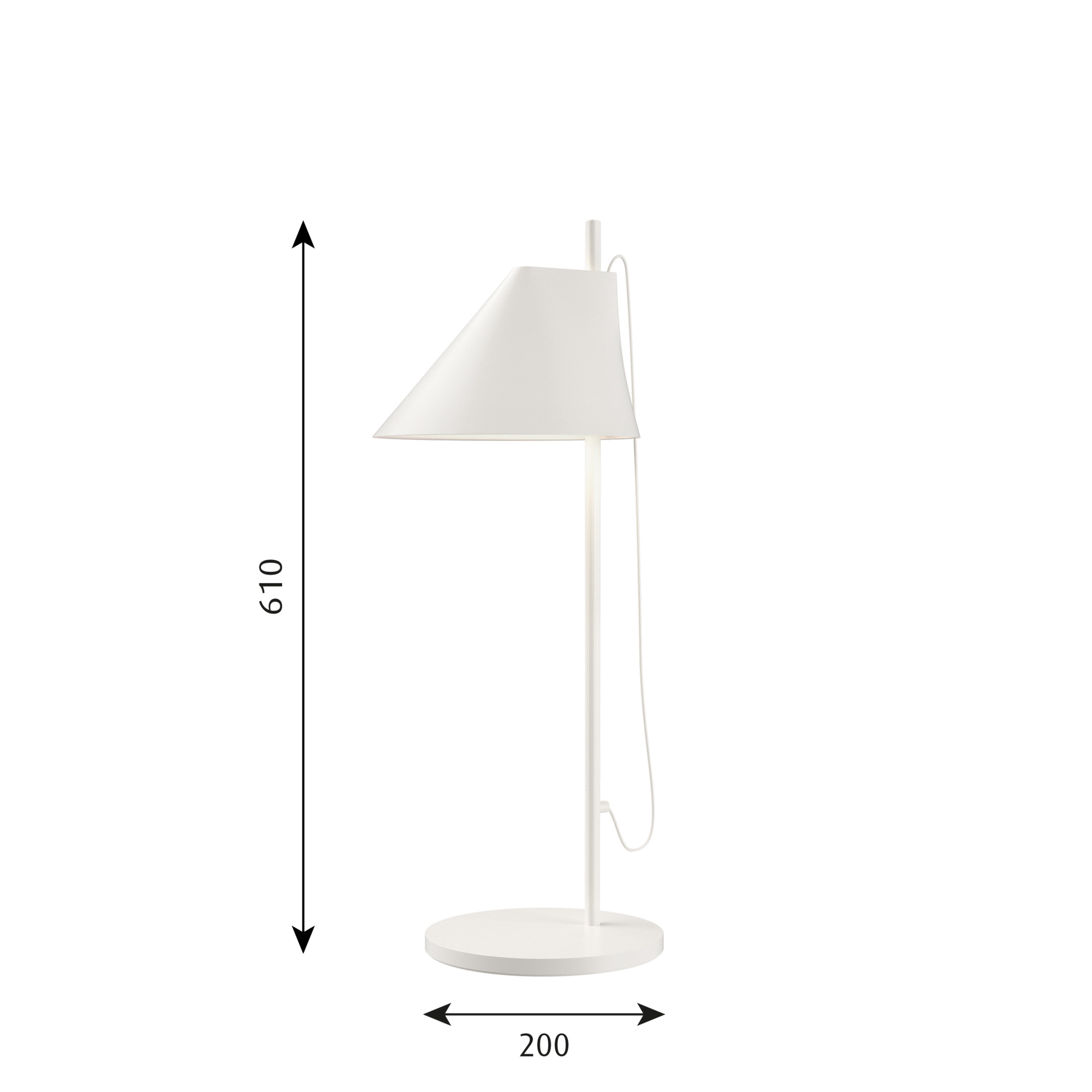 Yuh LED Table Lamp WHITE Louis Poulsen SINGLE PIECES