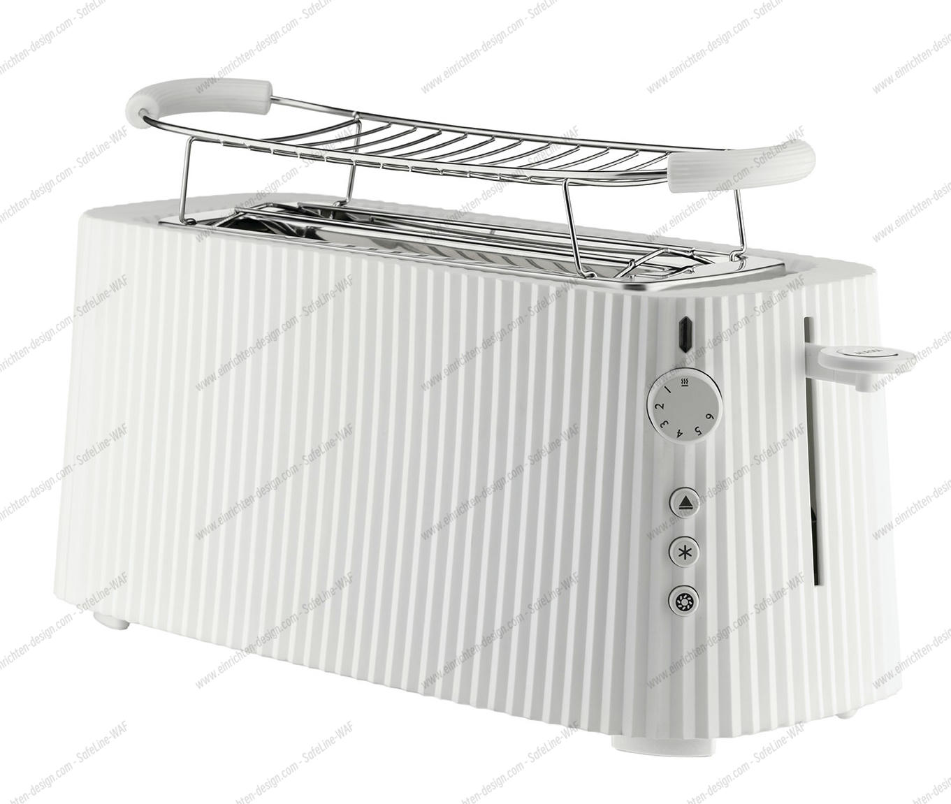 MDL15 Plissé Toaster XXL Alessi White