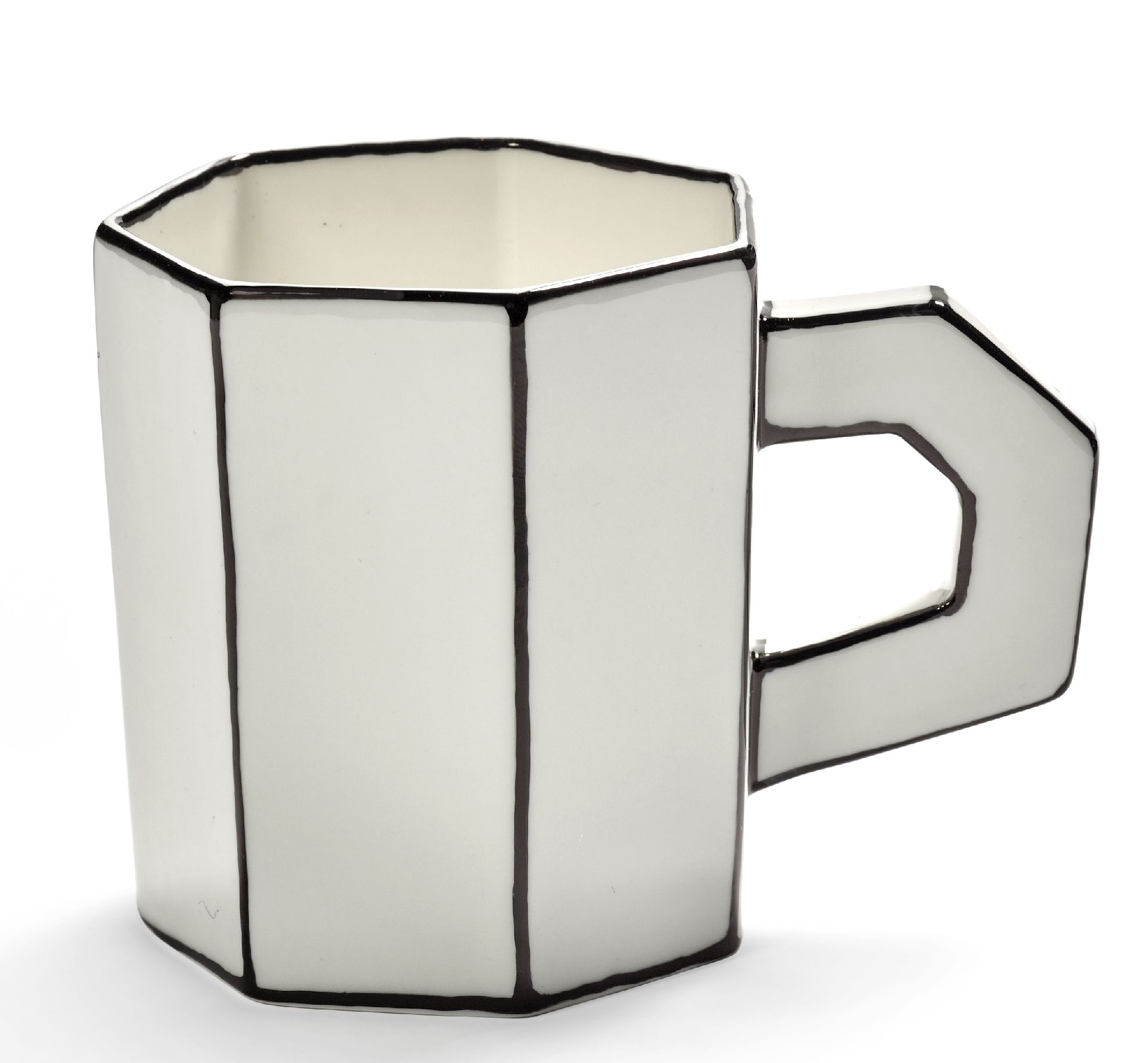 Teacup White/Black Carte Blanche Serax  