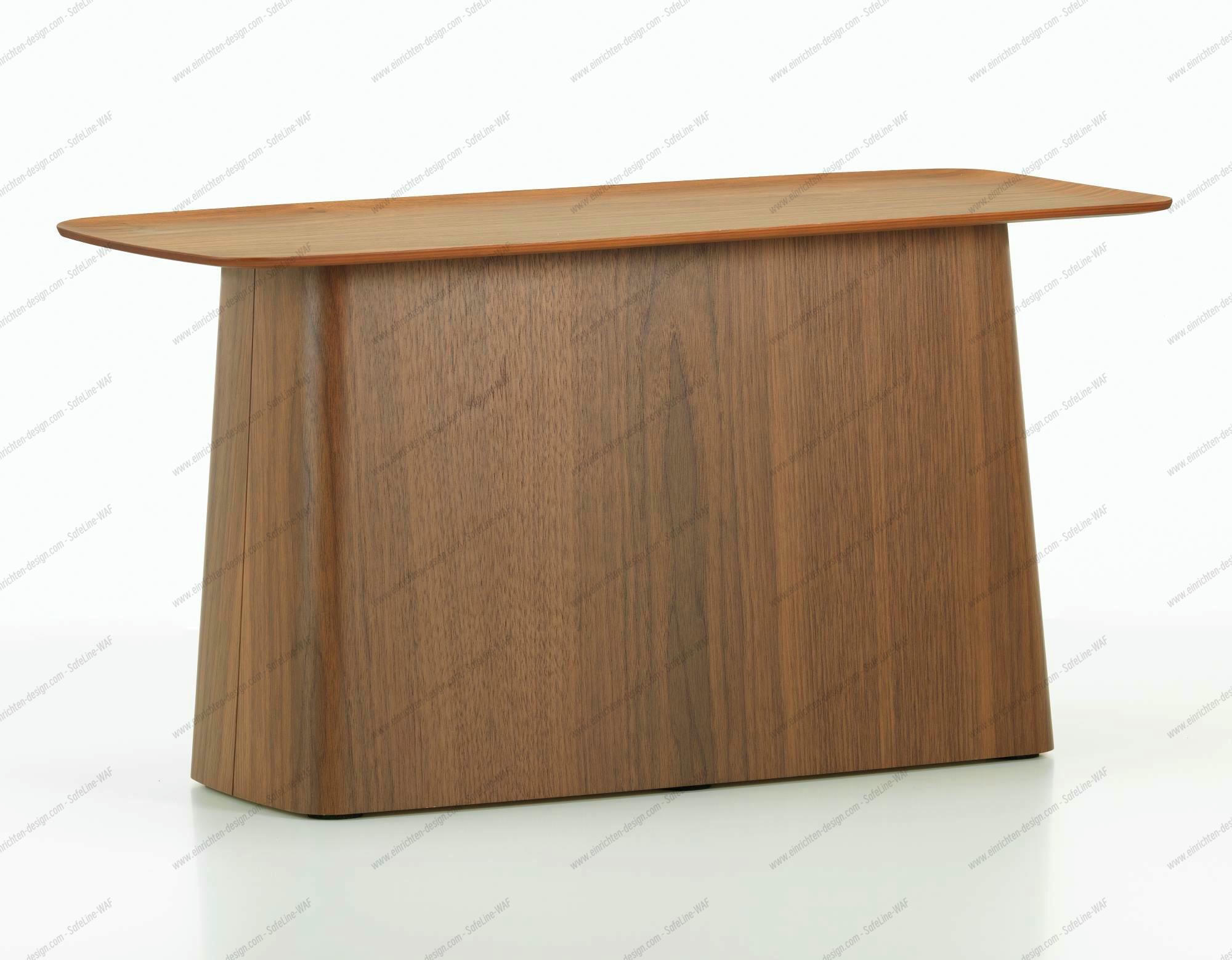 Wooden Side Table walnut large Vitra