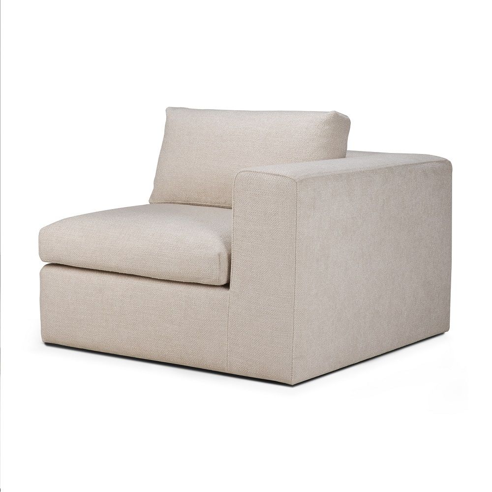 Mellow Sofa Left/Right Armrest Ivory Fabric Ethnicraft 