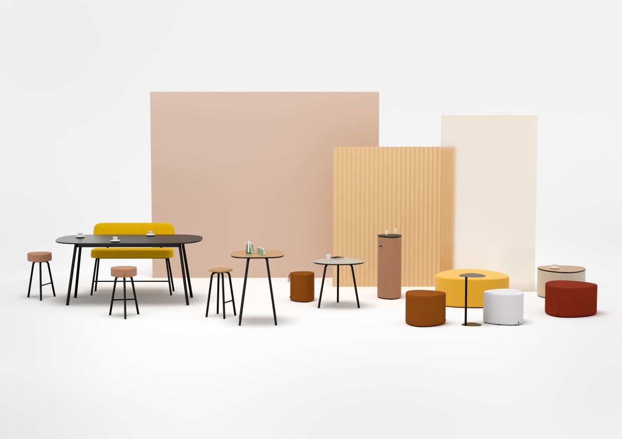 Pully Pillar Meeting table Cascando