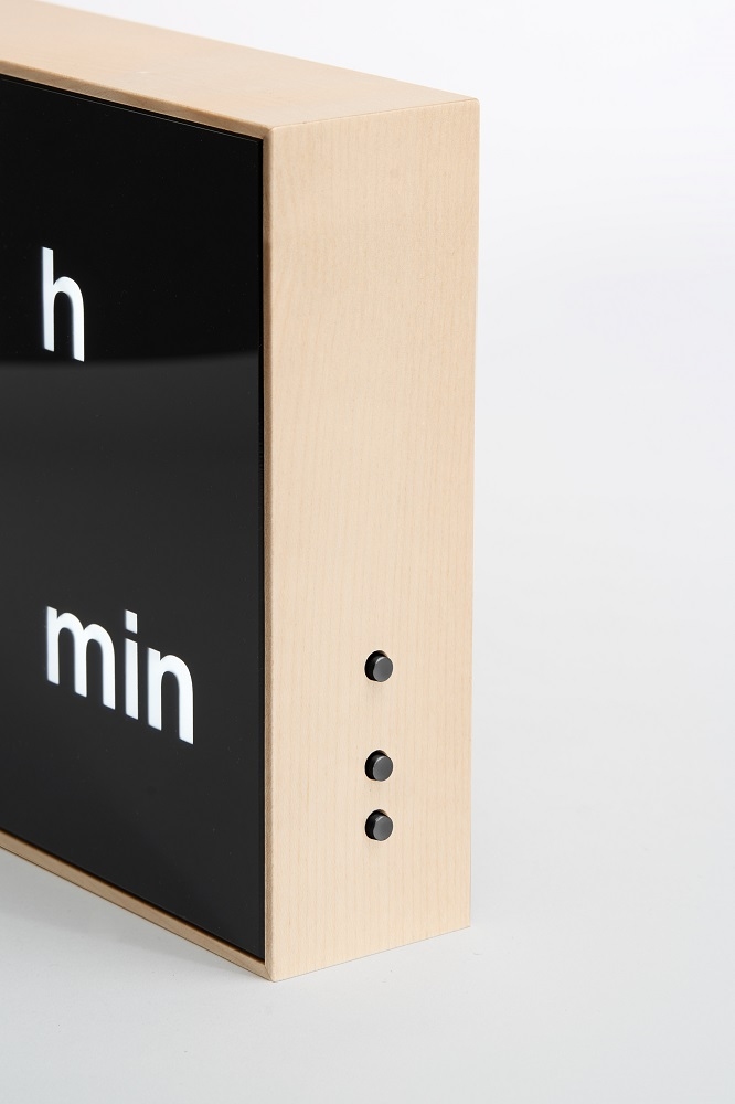 Digital clock LED Table clock Albert Clock maple wood