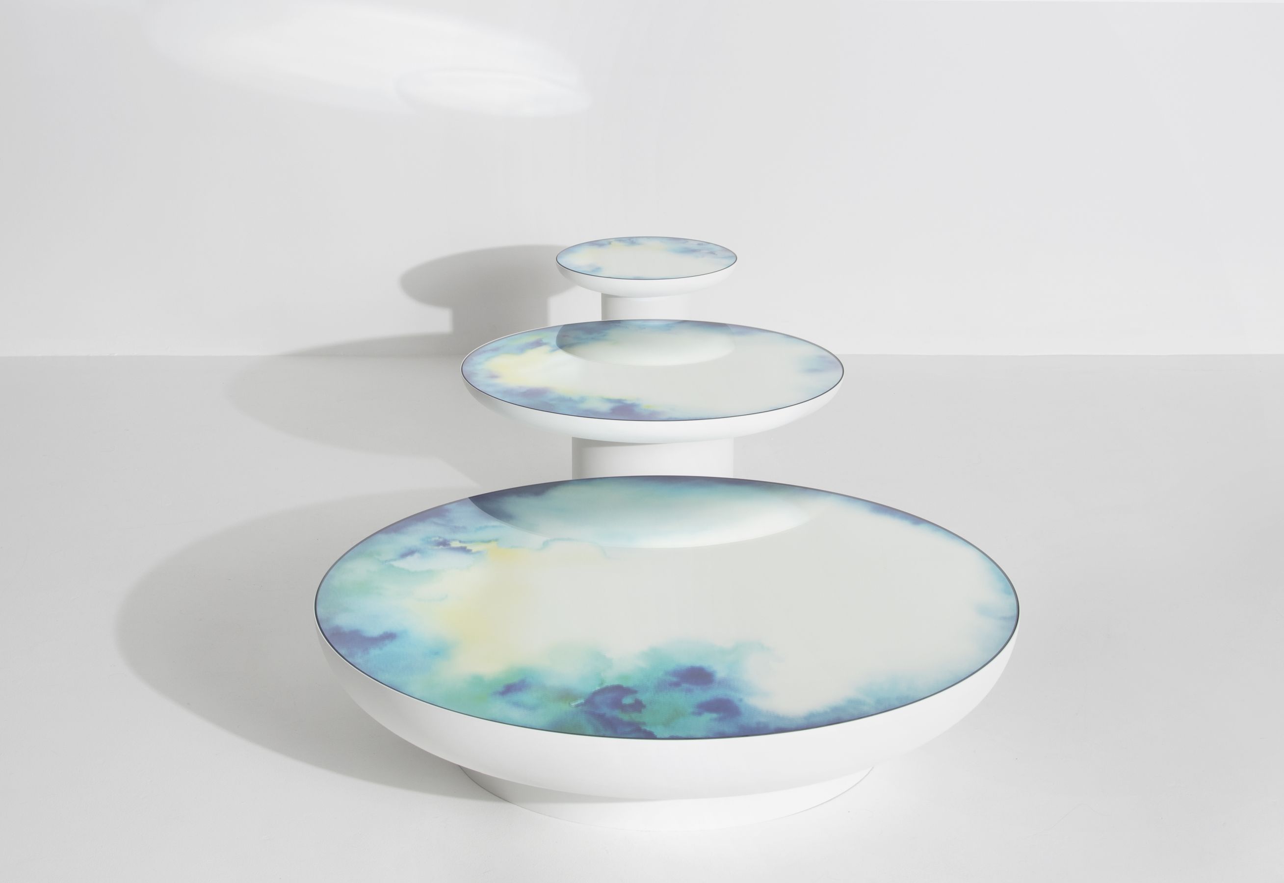 Francis Coffee Table Coffee table Ø 110 cm Petite Friture White Francis Coffee Table Coffee table Ø 110 cm Petite Friture White