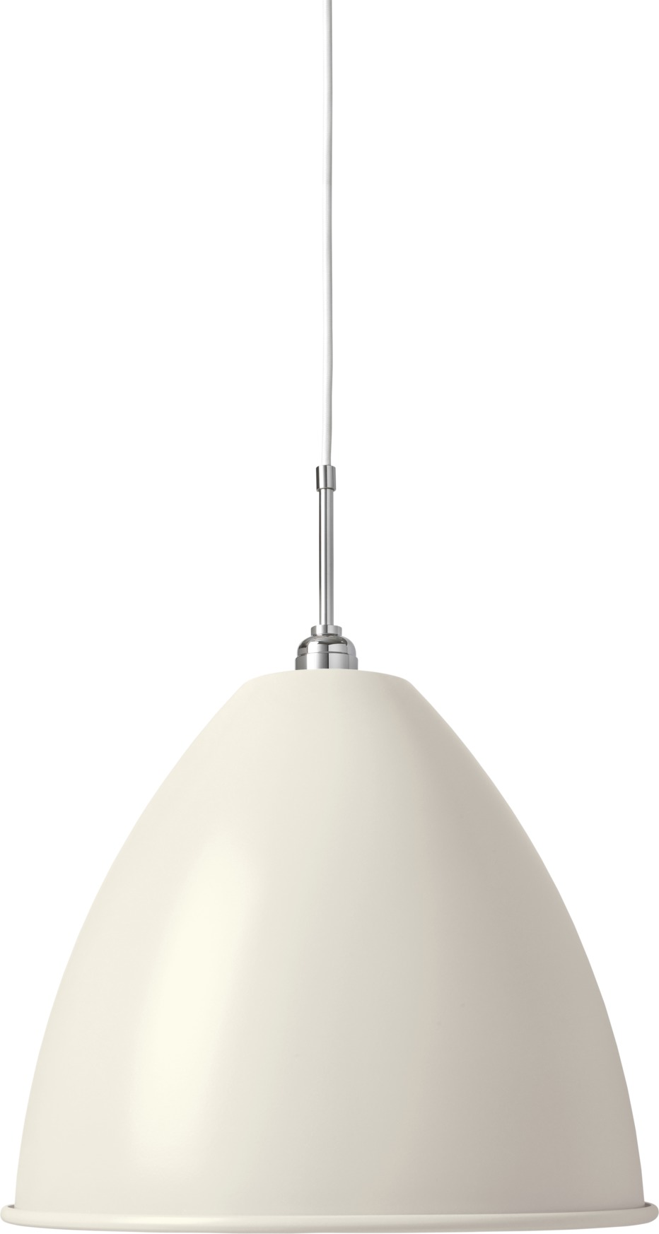 Bestlite BL 9 L pendant luminaire White / Chrome Gubi