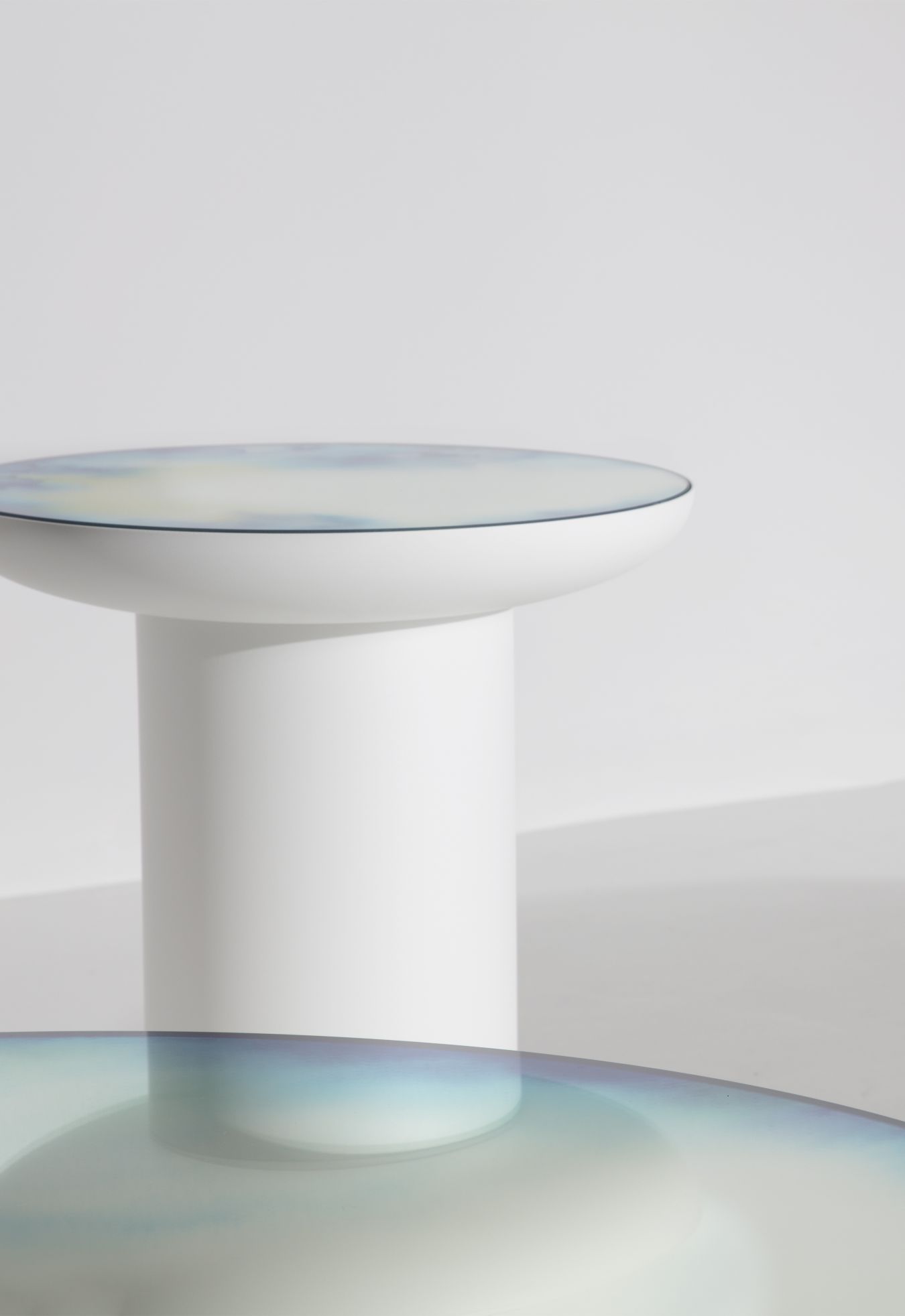 Francis Coffee Table Coffee table Ø 40 cm Petite Friture White Francis Coffee Table Coffee table Ø 40 cm Petite Friture White