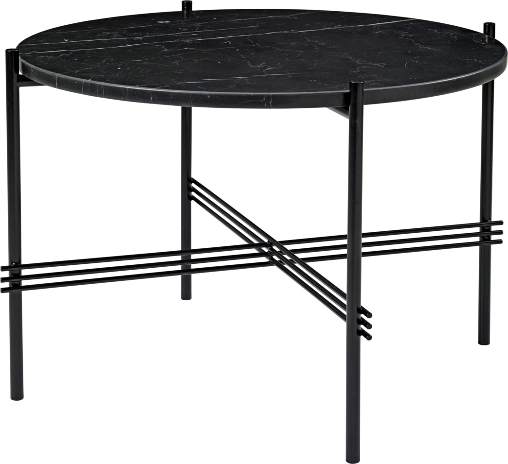 TS Coffee Table 55 Coffee Table Black Marquina Marble Gubi TS Coffee Table 55 Coffee Table Black Marquina Marble Gubi