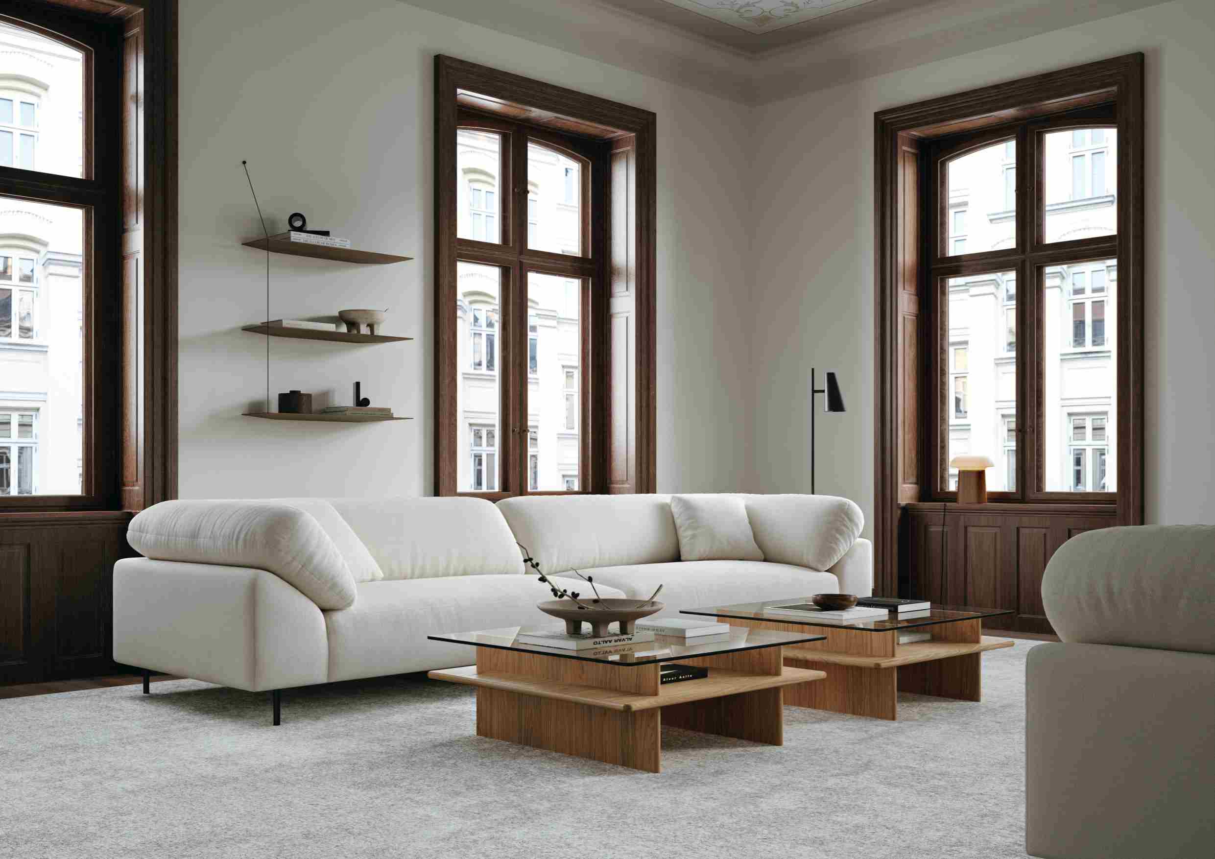 Parallel Coffee Table Coffee table 90x90 cm Woud