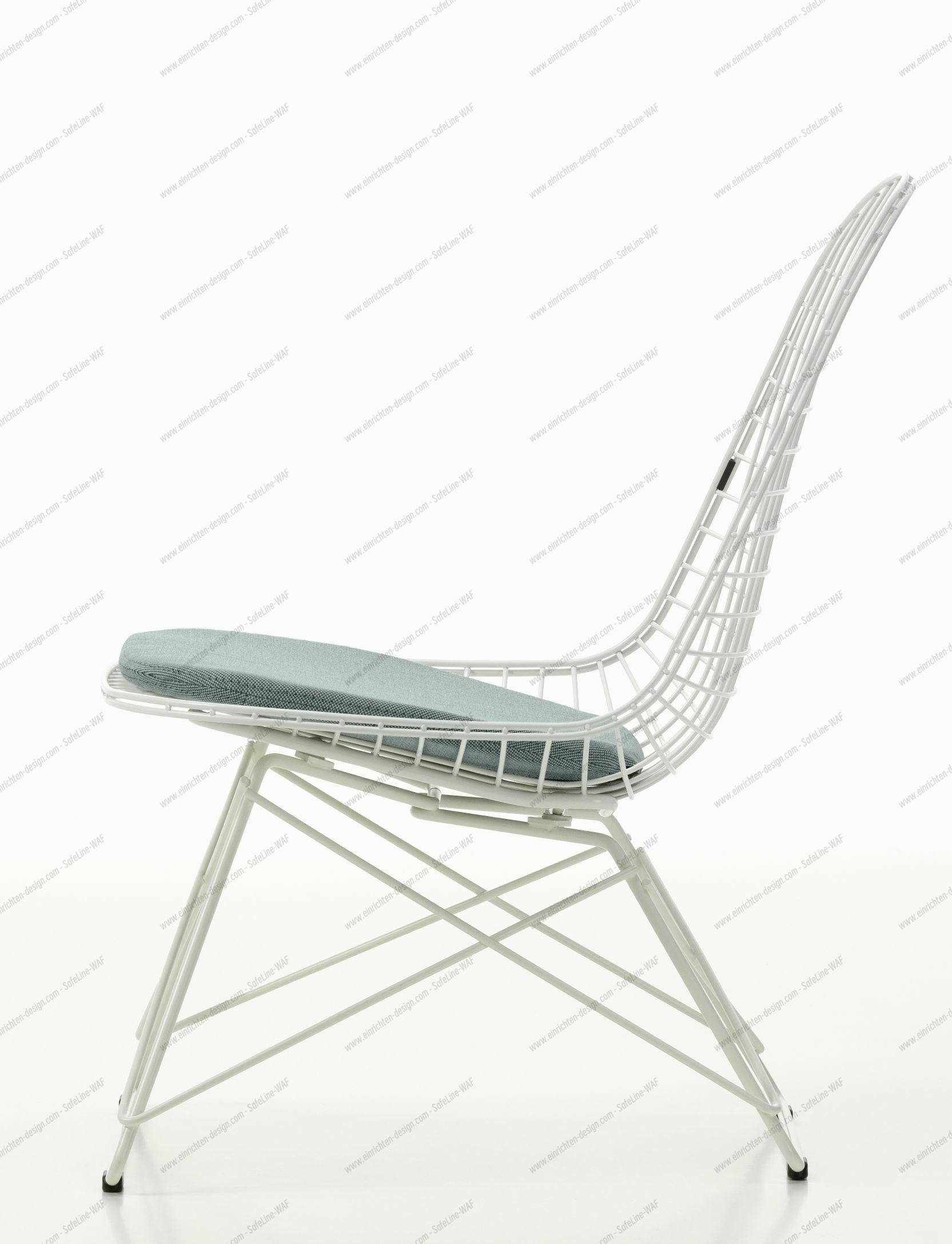 LKR-5 Wire Chair Chair with Seat Cushion Vitra