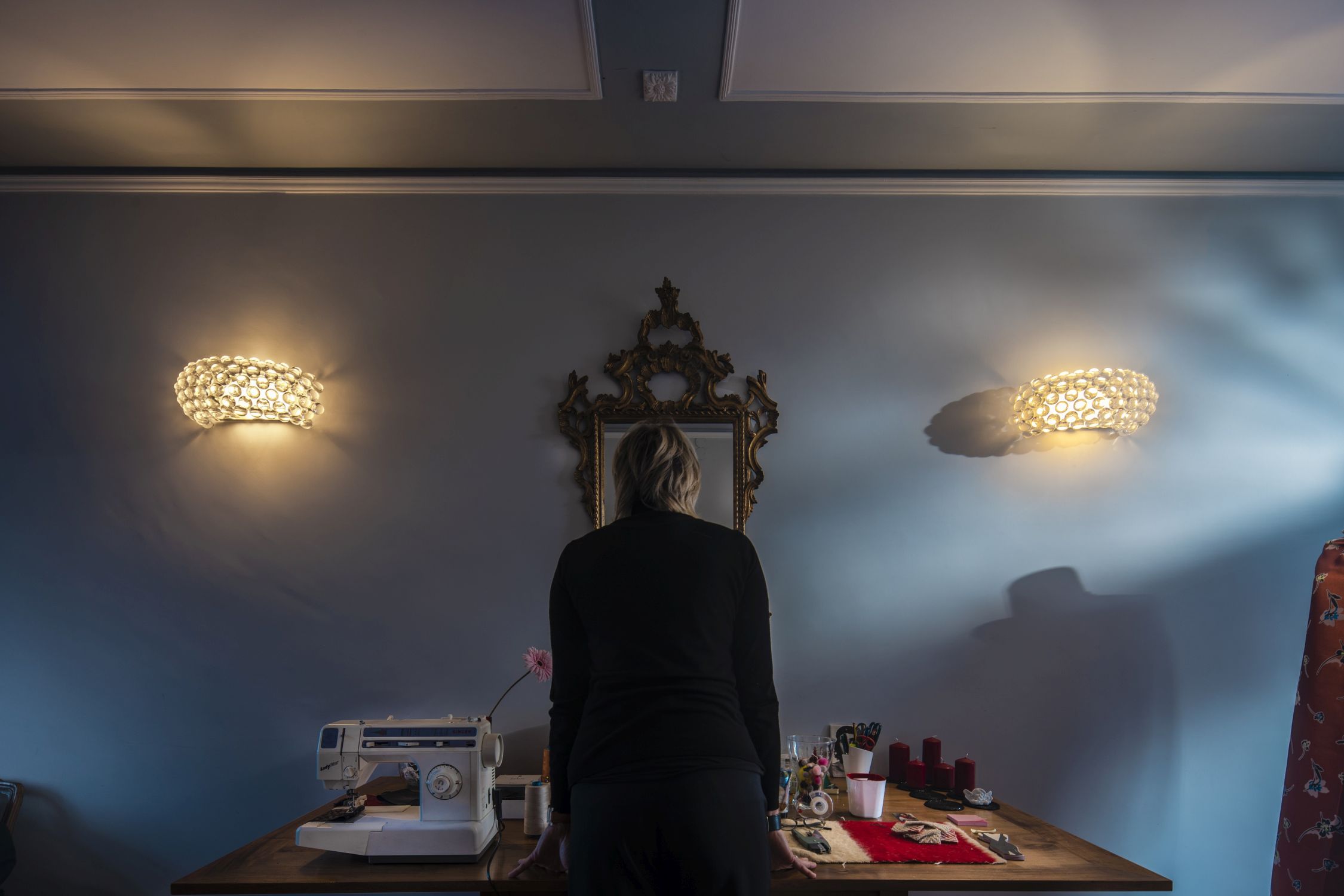 Caboche Plus Parete wall light Piccola - Transparent Foscarini