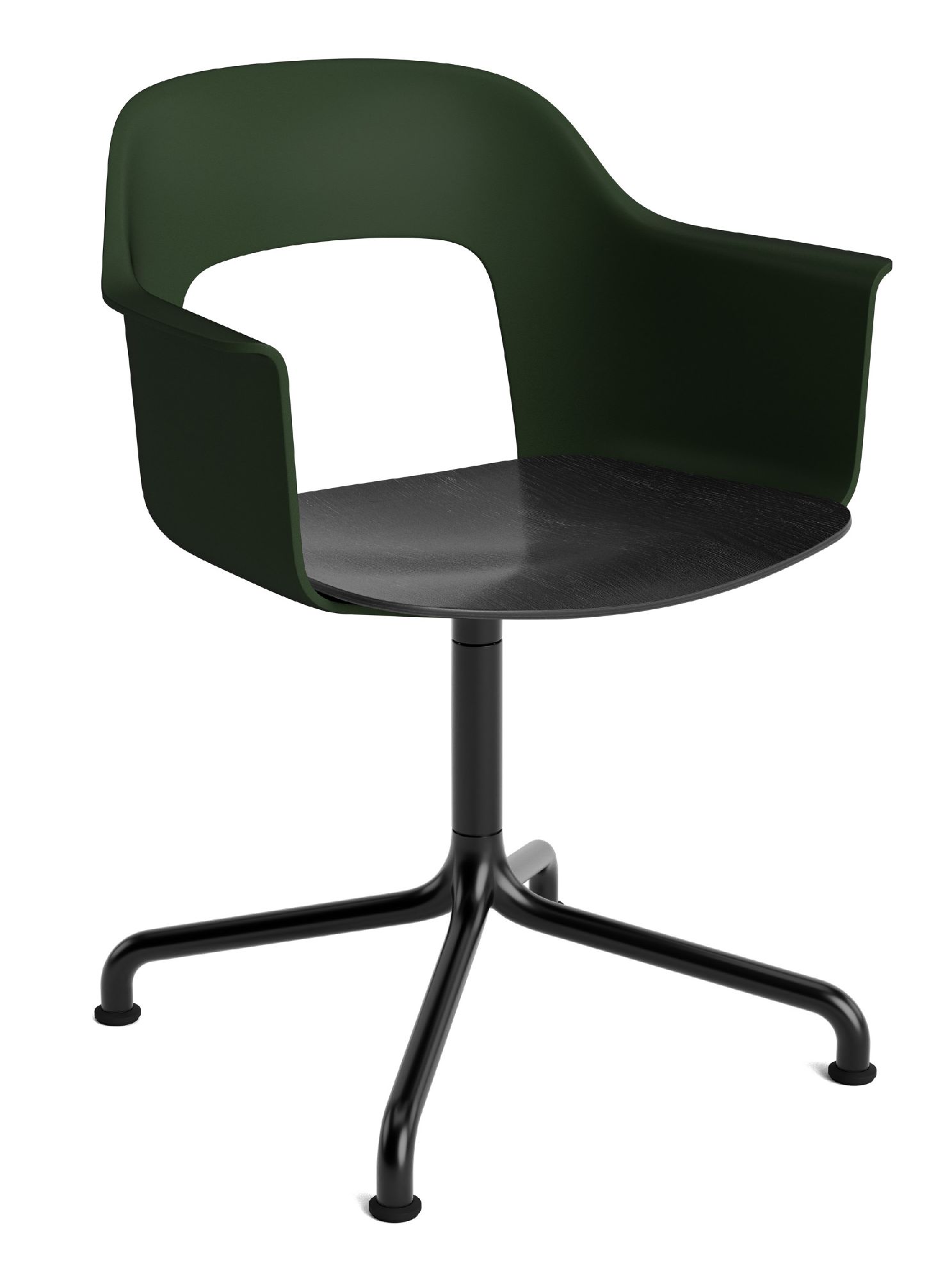 Layout Armchair 252 Armchair 4-star base swivel base with curved base Hay  
