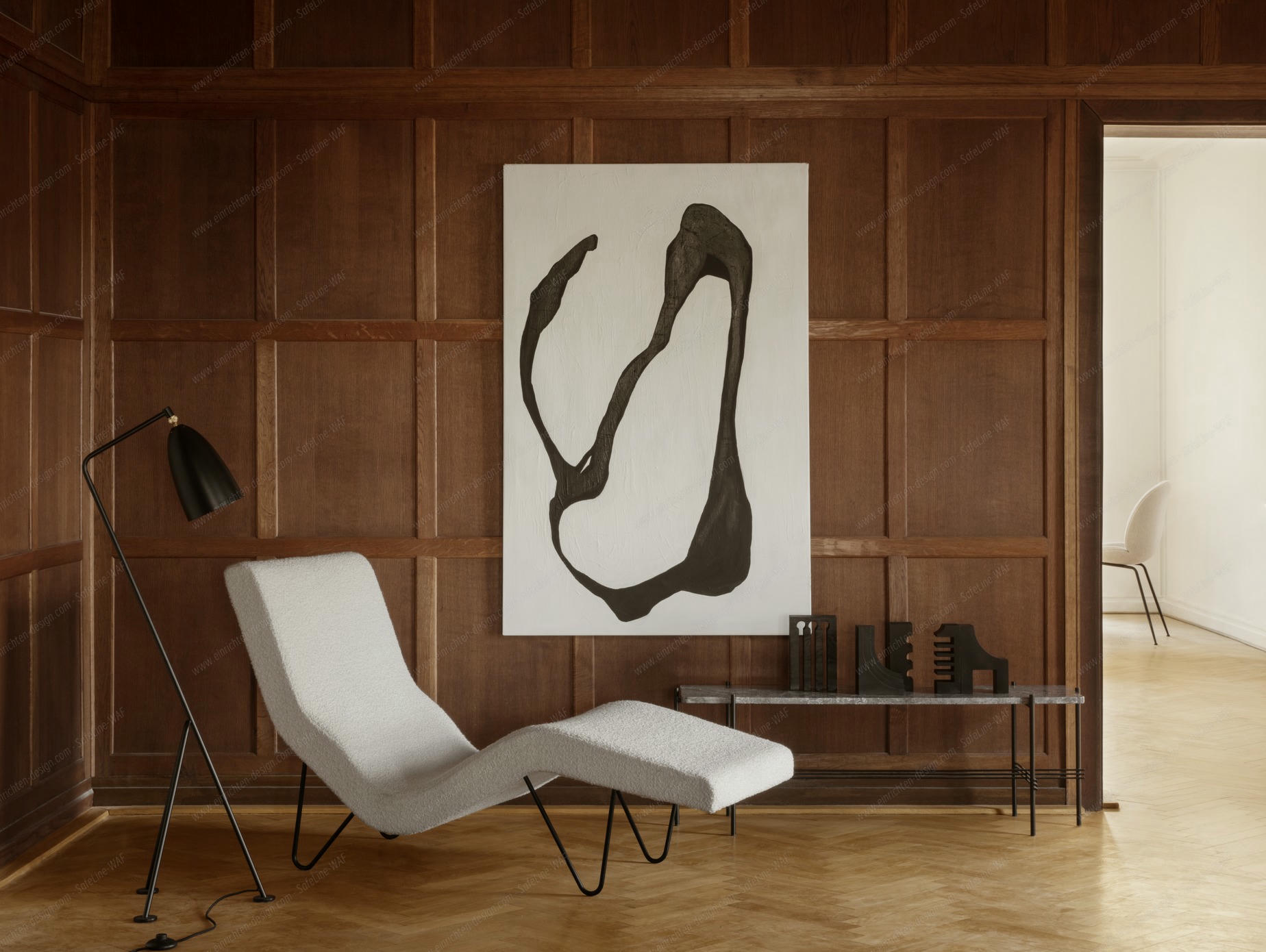 Gräshoppa / Grashoppa Floor light black Gubi