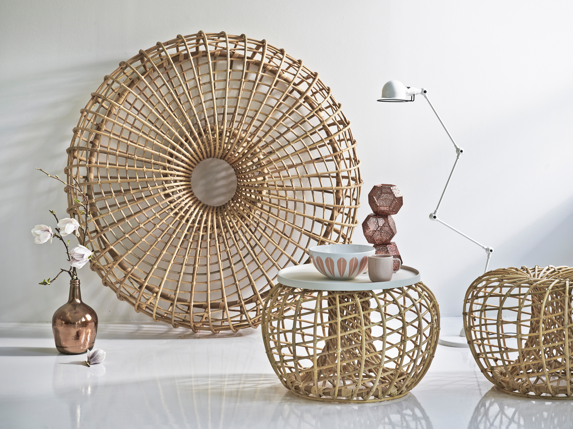 Nest Indoor Stool Cane-Line