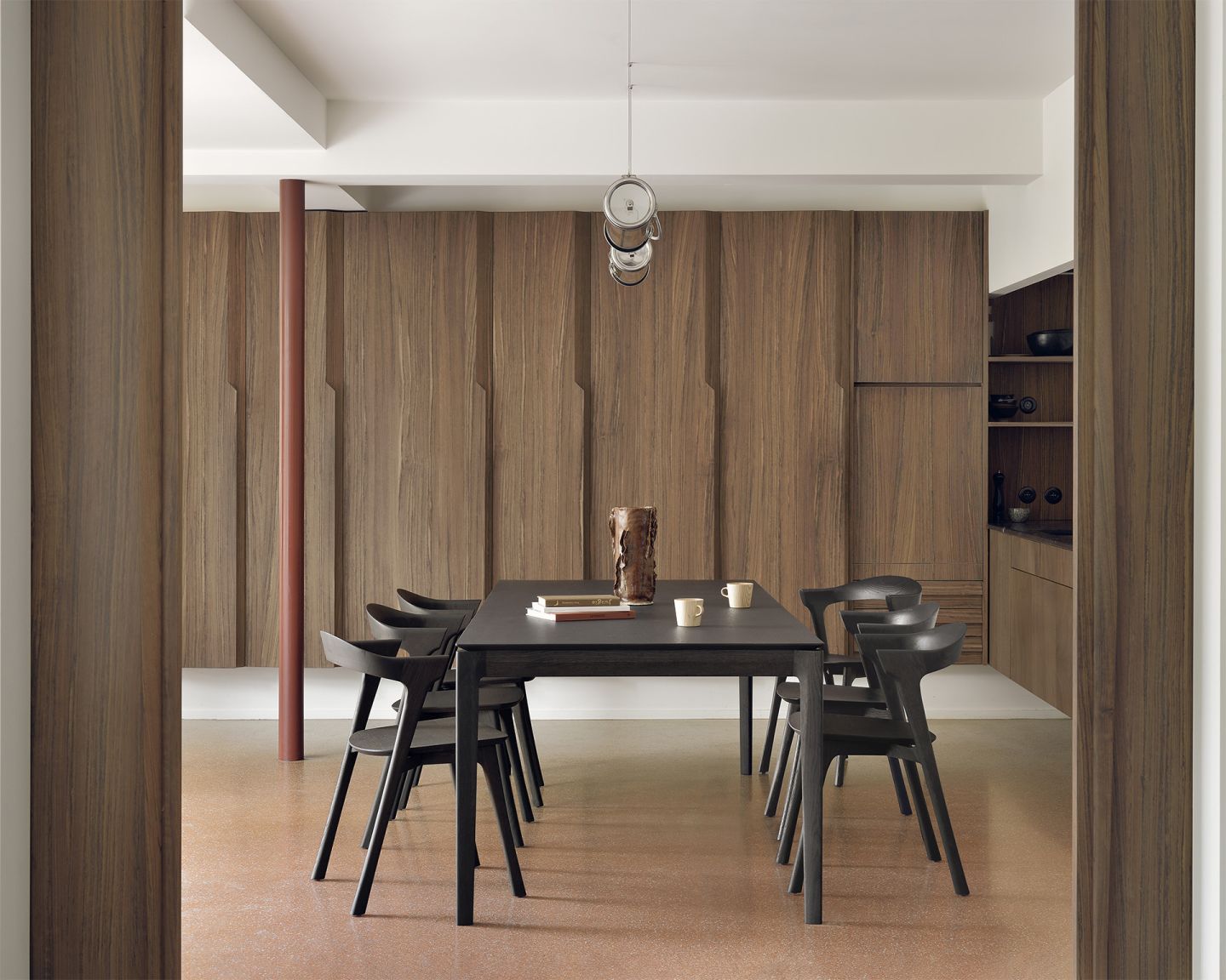 Bok table oak brown lacquered Ethnicraft
