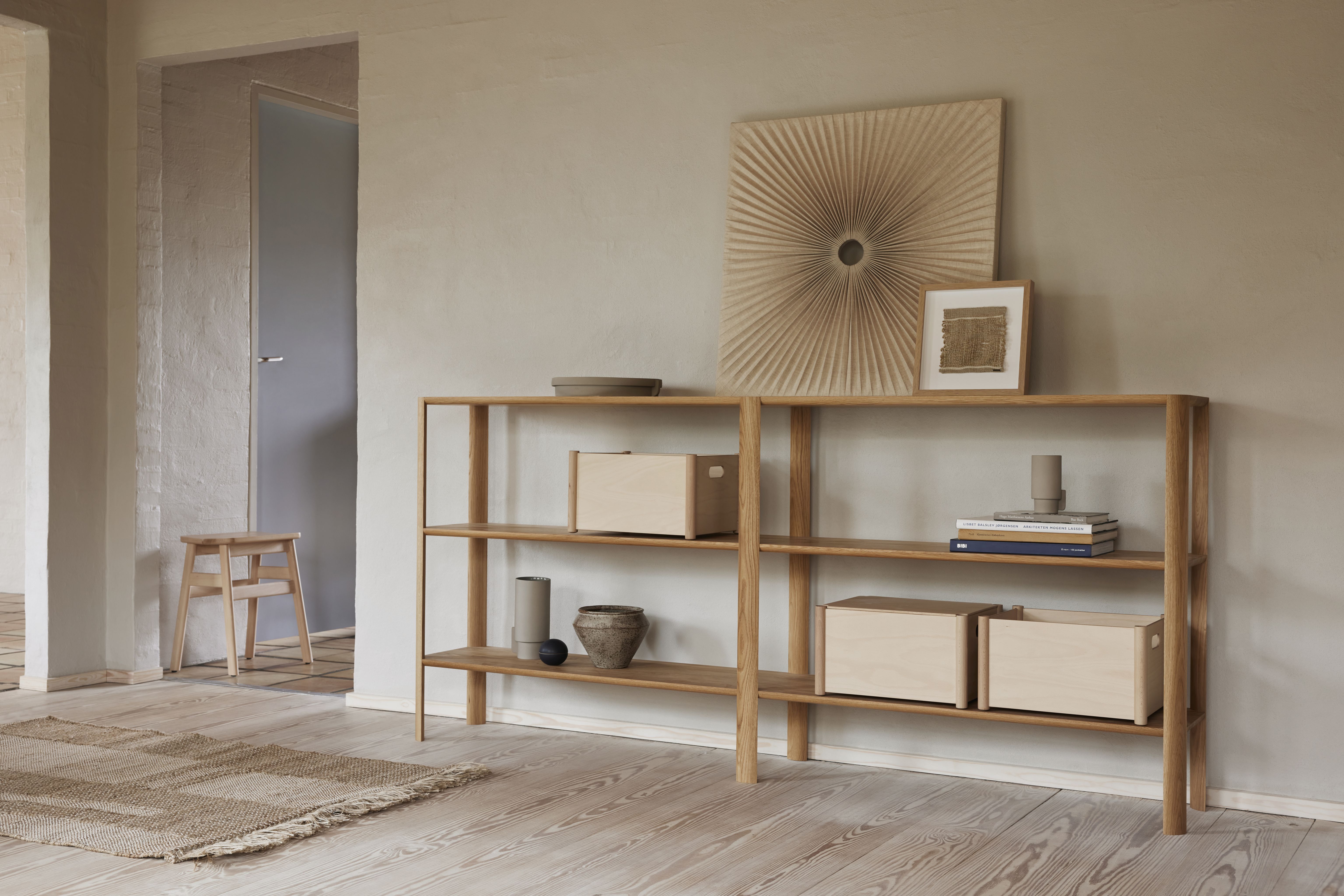 Leaf Shelf 2x3 Oak oiled Form & Refine
