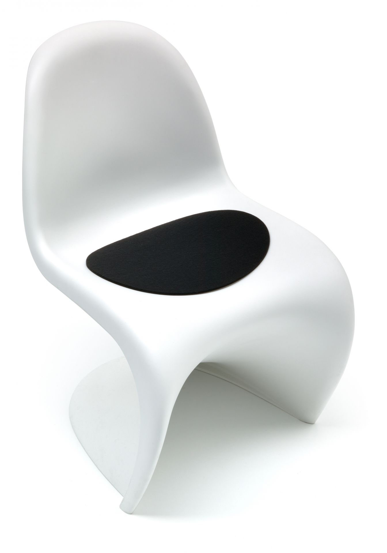 Seat pad - Felt pad Vitra Panton Chair ANTHRAZIT Hey Sign SINGLE PIECE