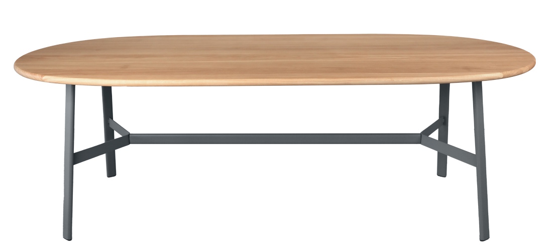 SO'O oak dining table 220 × 95 cm (oval) Indoor Fermob