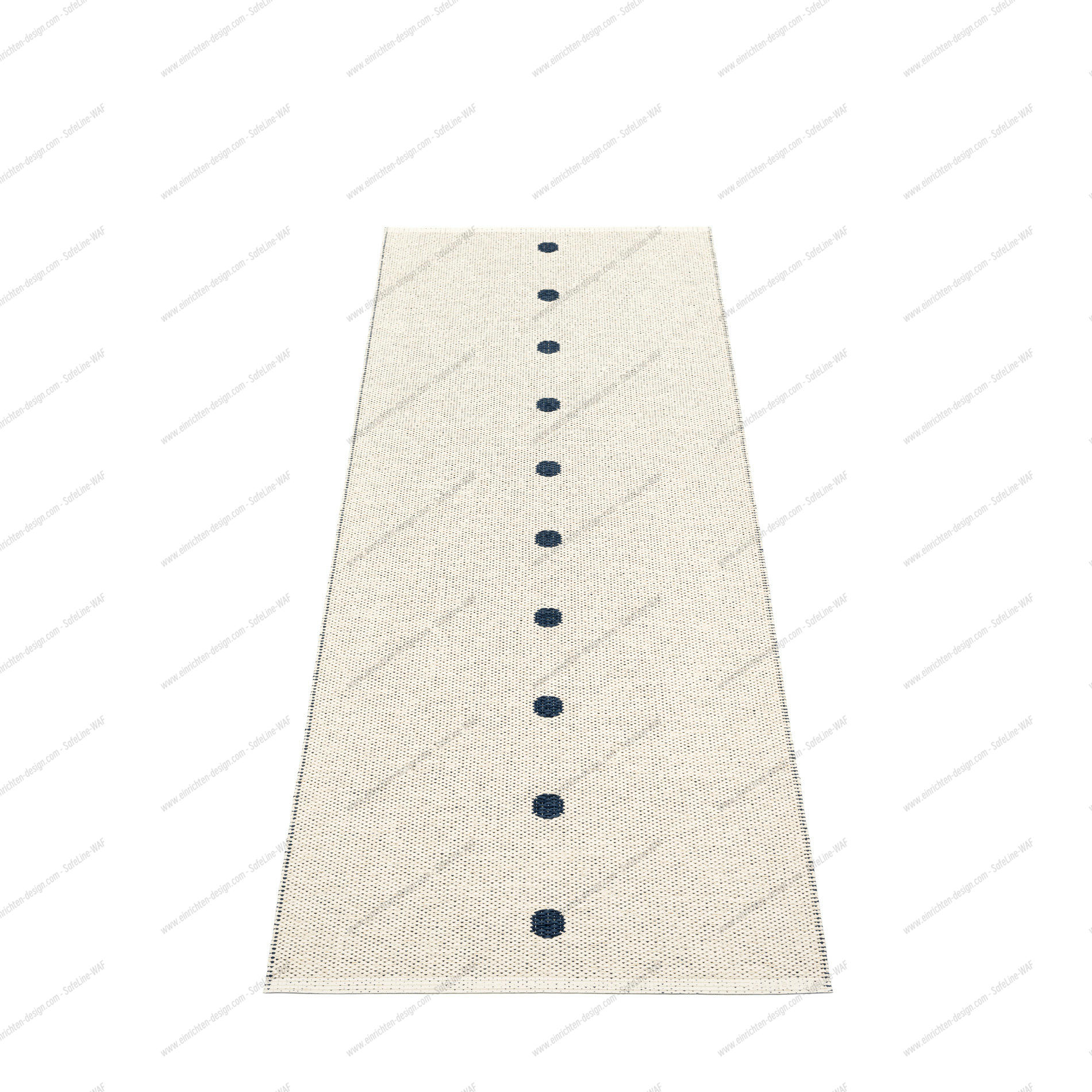 Peg Plastic Carpet 70x200 cm Pappelina Dark Blue