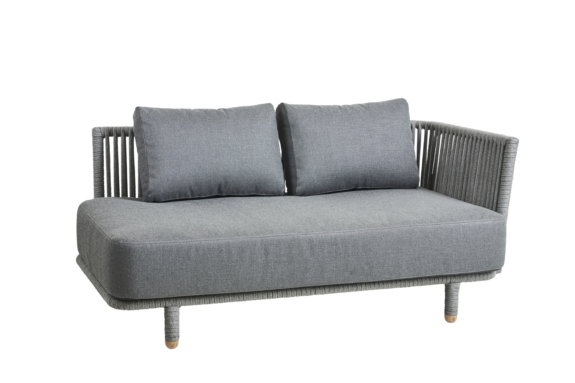 Moments Outdoor 2-seater sofa left Cane-Line