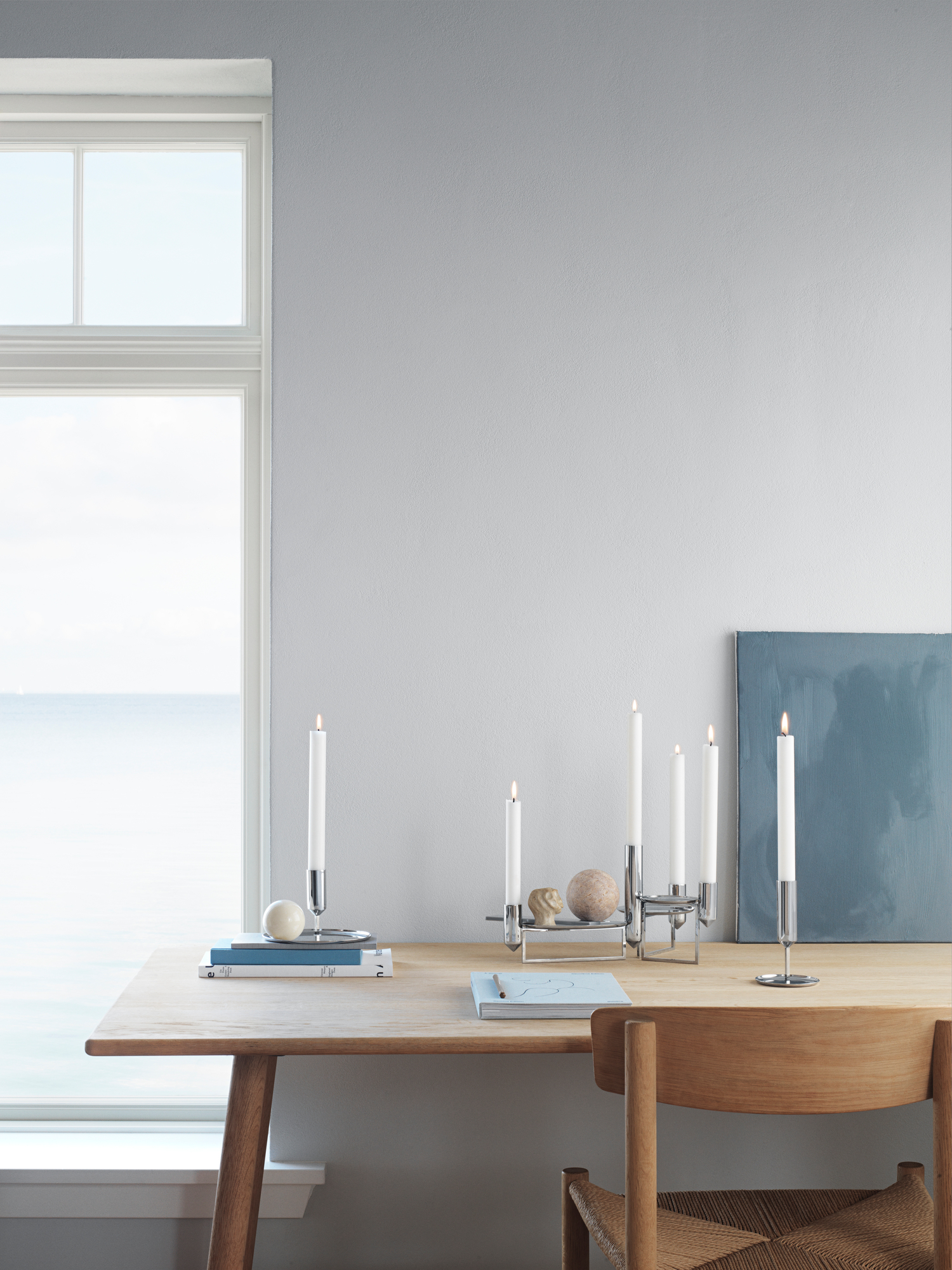 14,5 cm Georg Jensen Tunes Candelabro