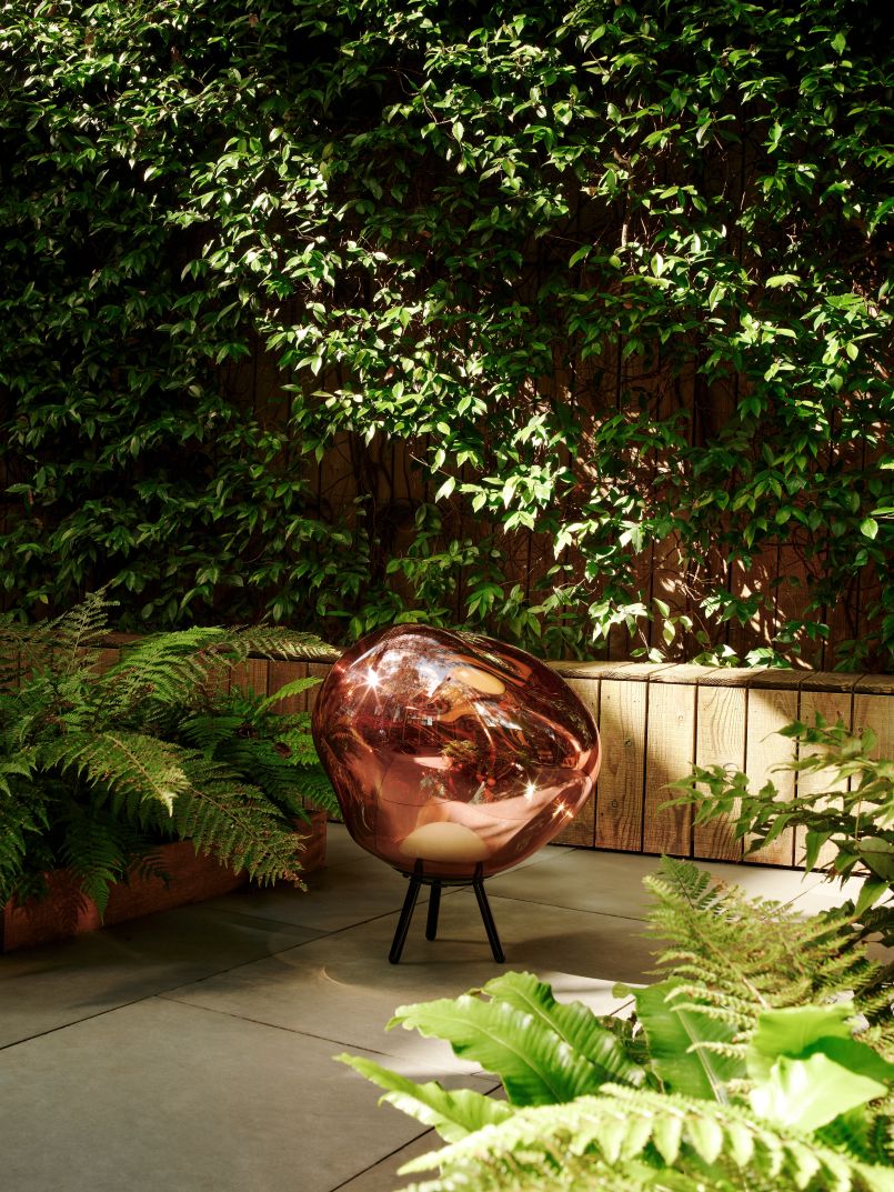 Melt Portable Large LED Floor-/Ceiling lamp Opal Tom Dixon