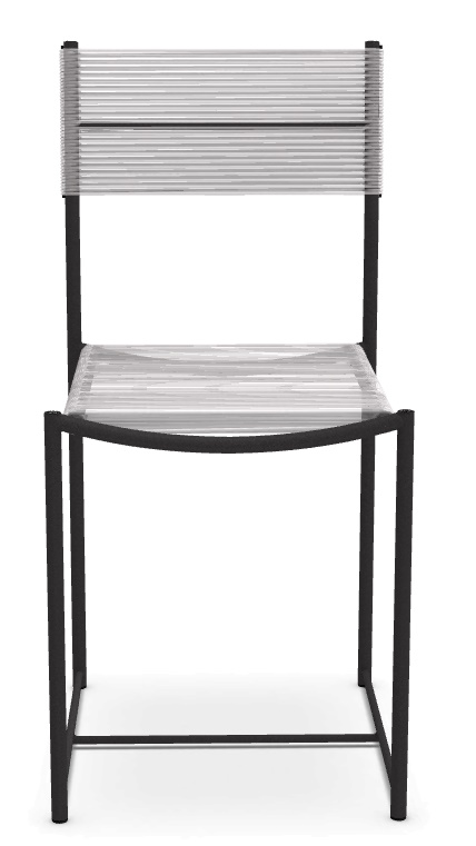 Spaghetti Chair 101 Chair SCHWAZ / PVC TRANSLUCENT COLOURLESS Alias SINGLE PIECES