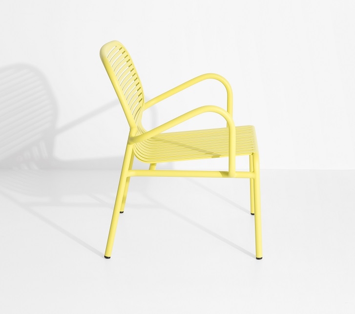 Week-End Garden Armchair Petite Friture Yellow