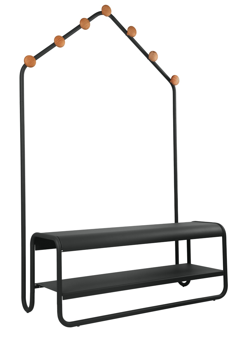 Funambule Coat rack bench Indoor Fermob