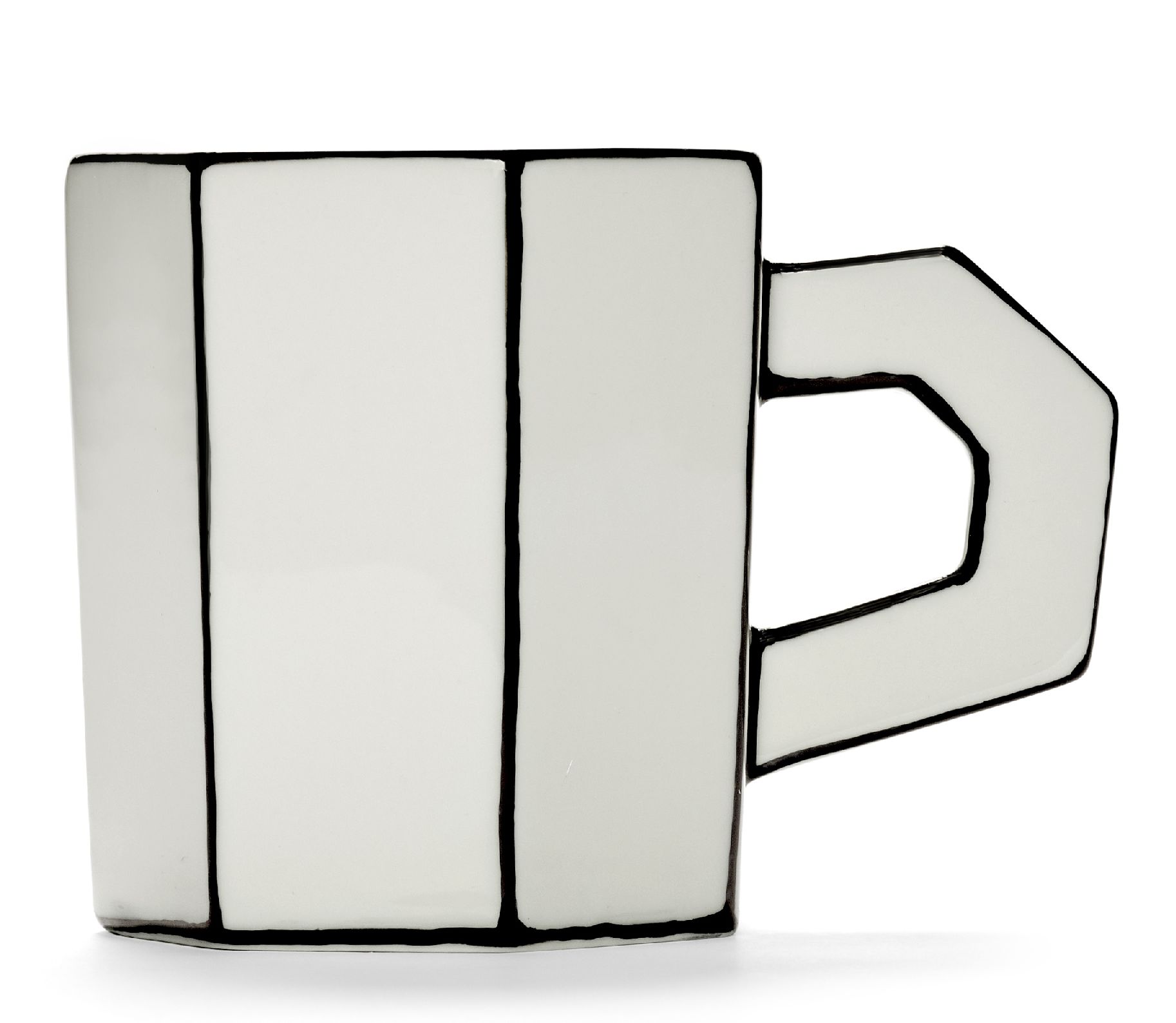 Teacup White/Black Carte Blanche Serax  