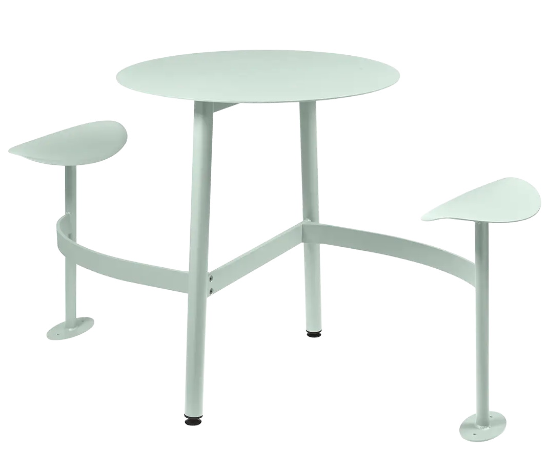 Bolder 2 Seater Table with Seats Outdoor Fermob Bolder 2 Seater Table with Seats Outdoor Fermob